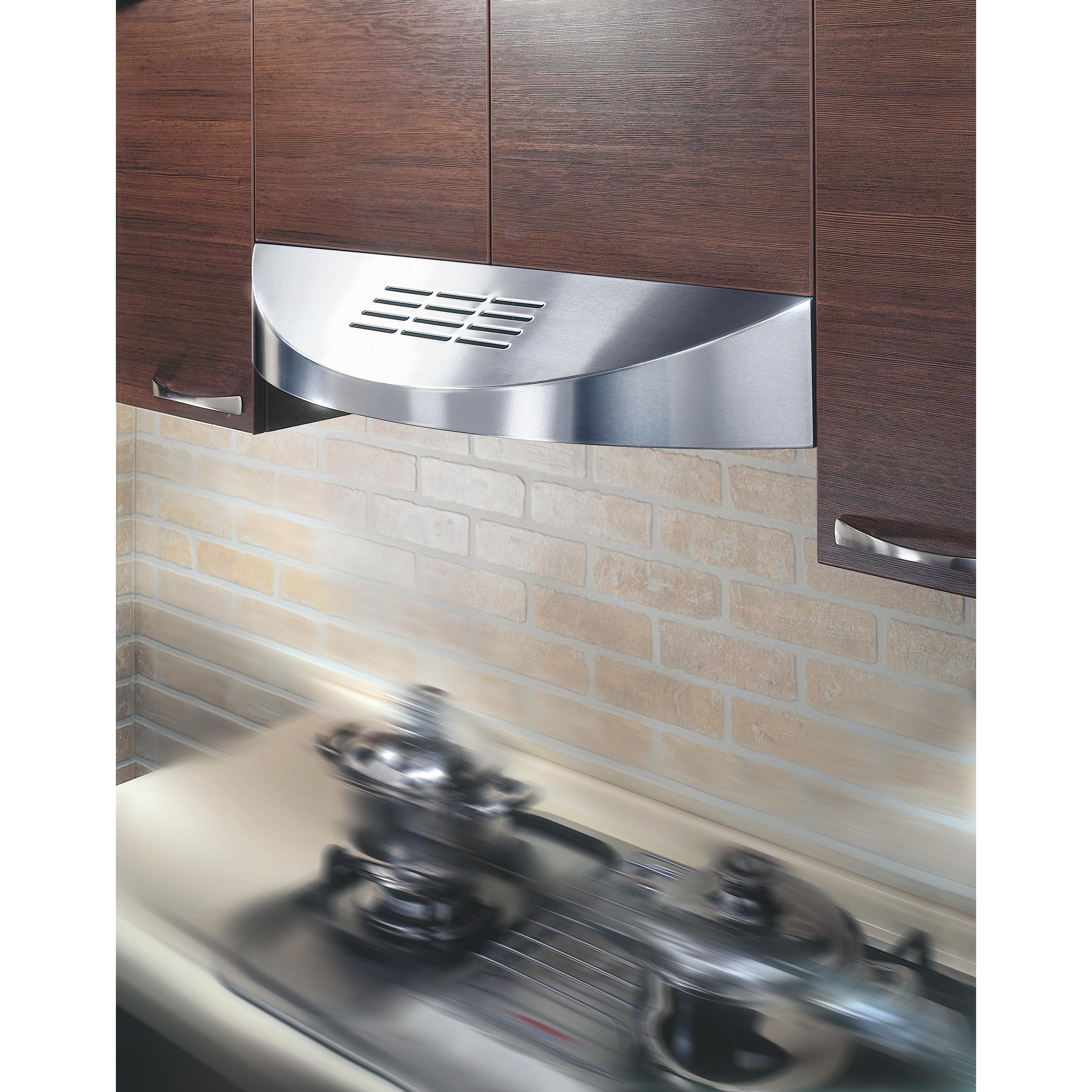 Broan Qml30ss Under Cabinet Range Hood Stainless Steel 30 Inch Broan Allure 30 Quot 220 Cfm Ductless Under Cabinet Range Hood