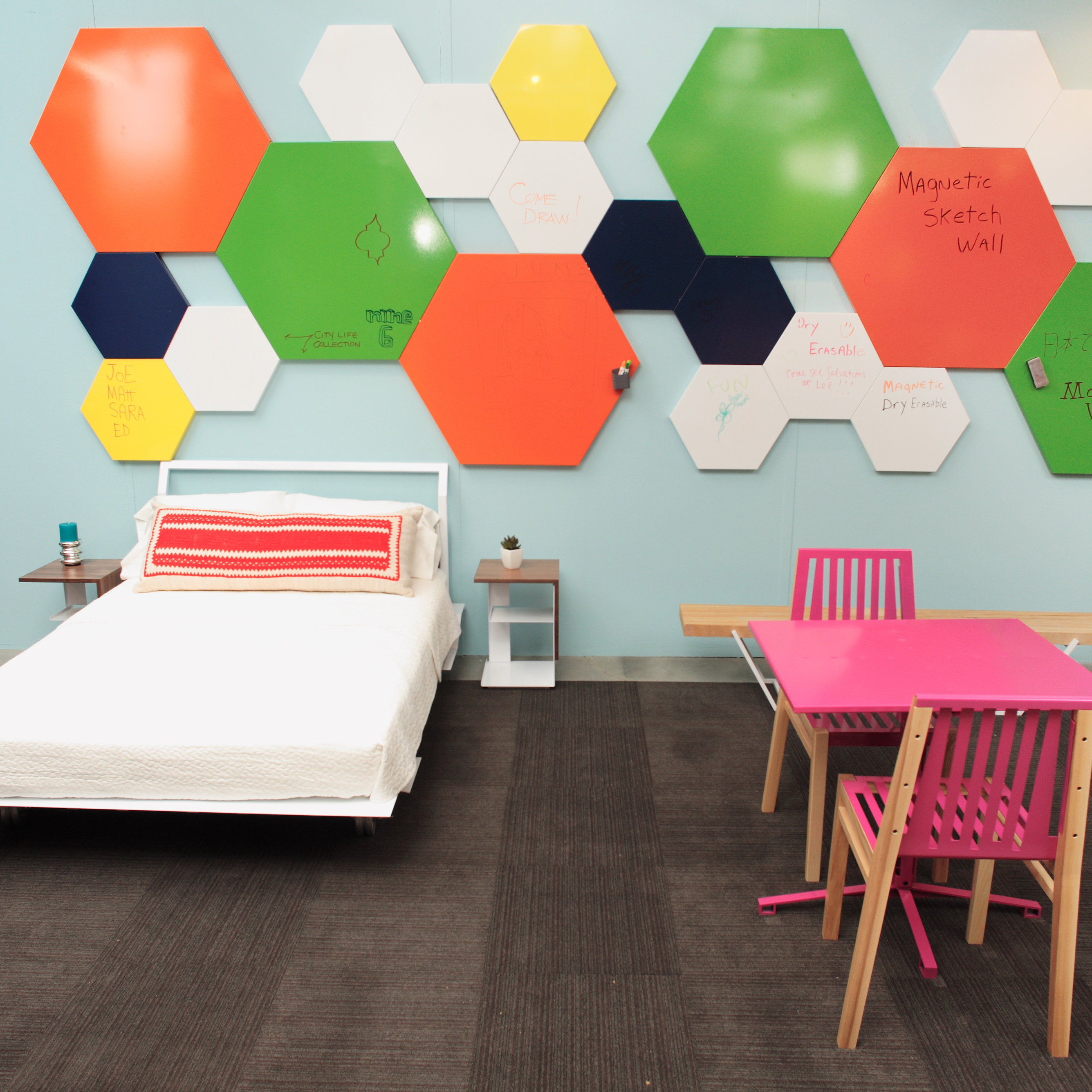 Hexagon Sketch Dry Erase Board & Reviews AllModern