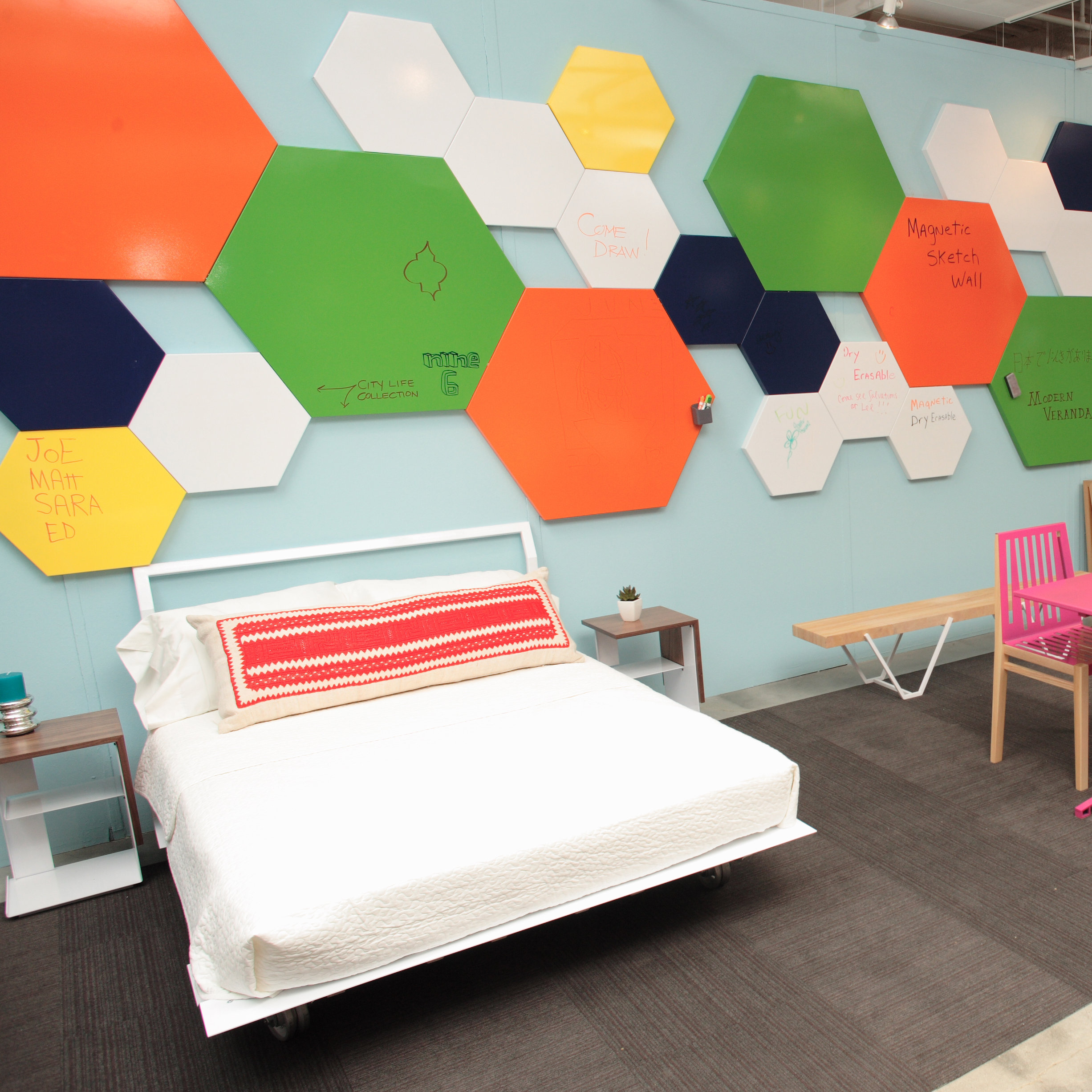 Hexagon Sketch Dry Erase Board & Reviews AllModern