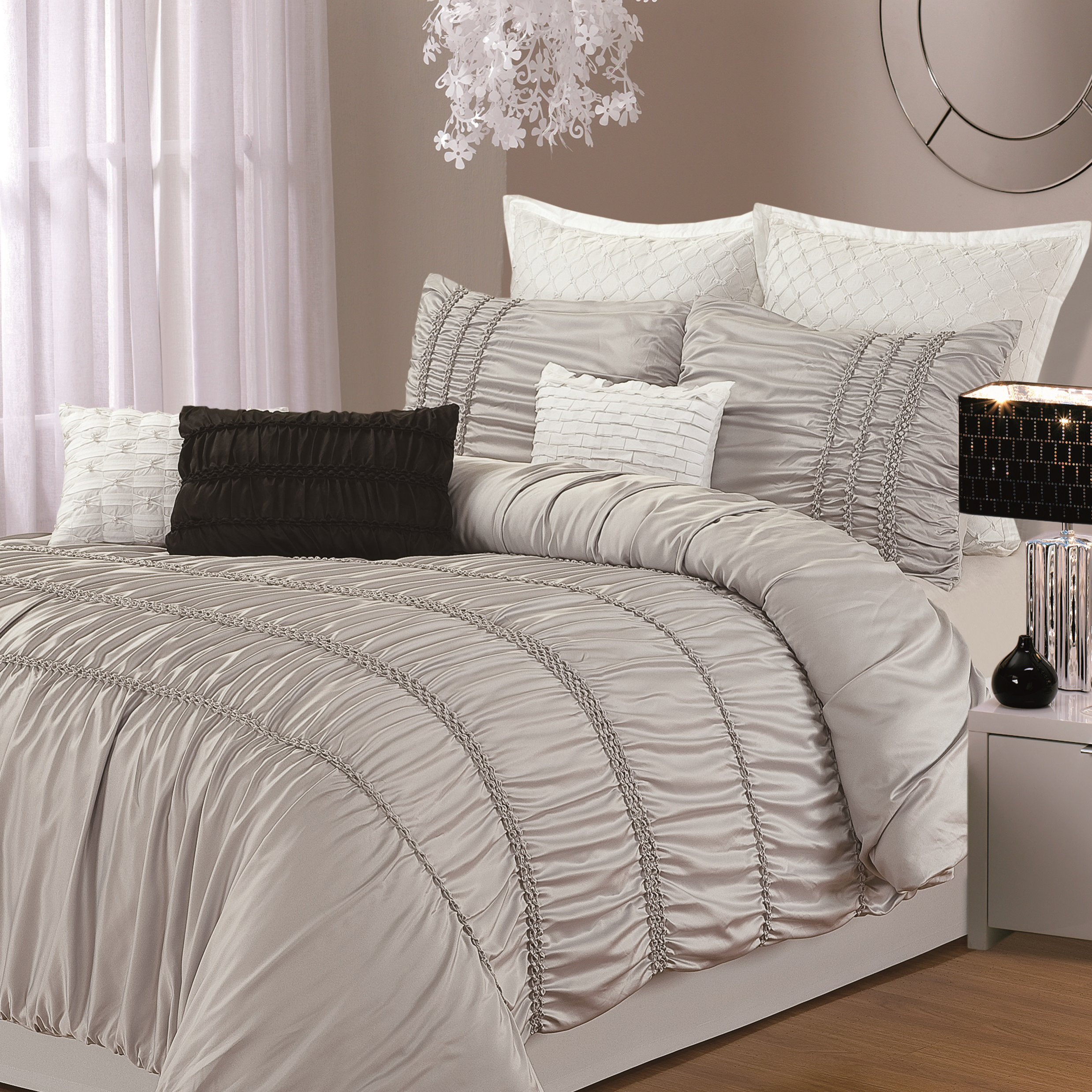 Chic Home Romantica 8 Piece Duvet Cover Set Reviews Wayfair Chic Home Romantica 8 Piece Duvet Cover Set