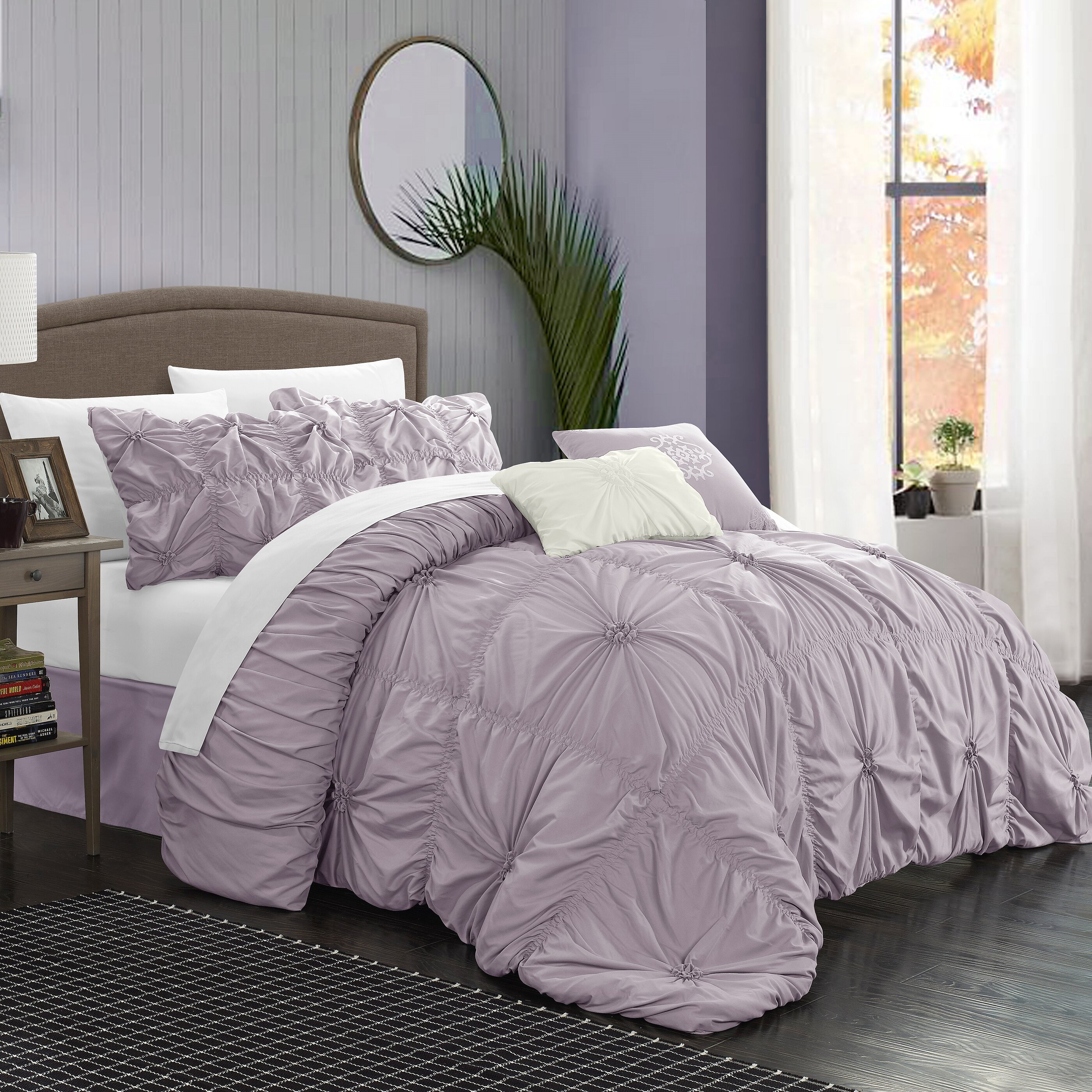 chic home halpert comforter set gra