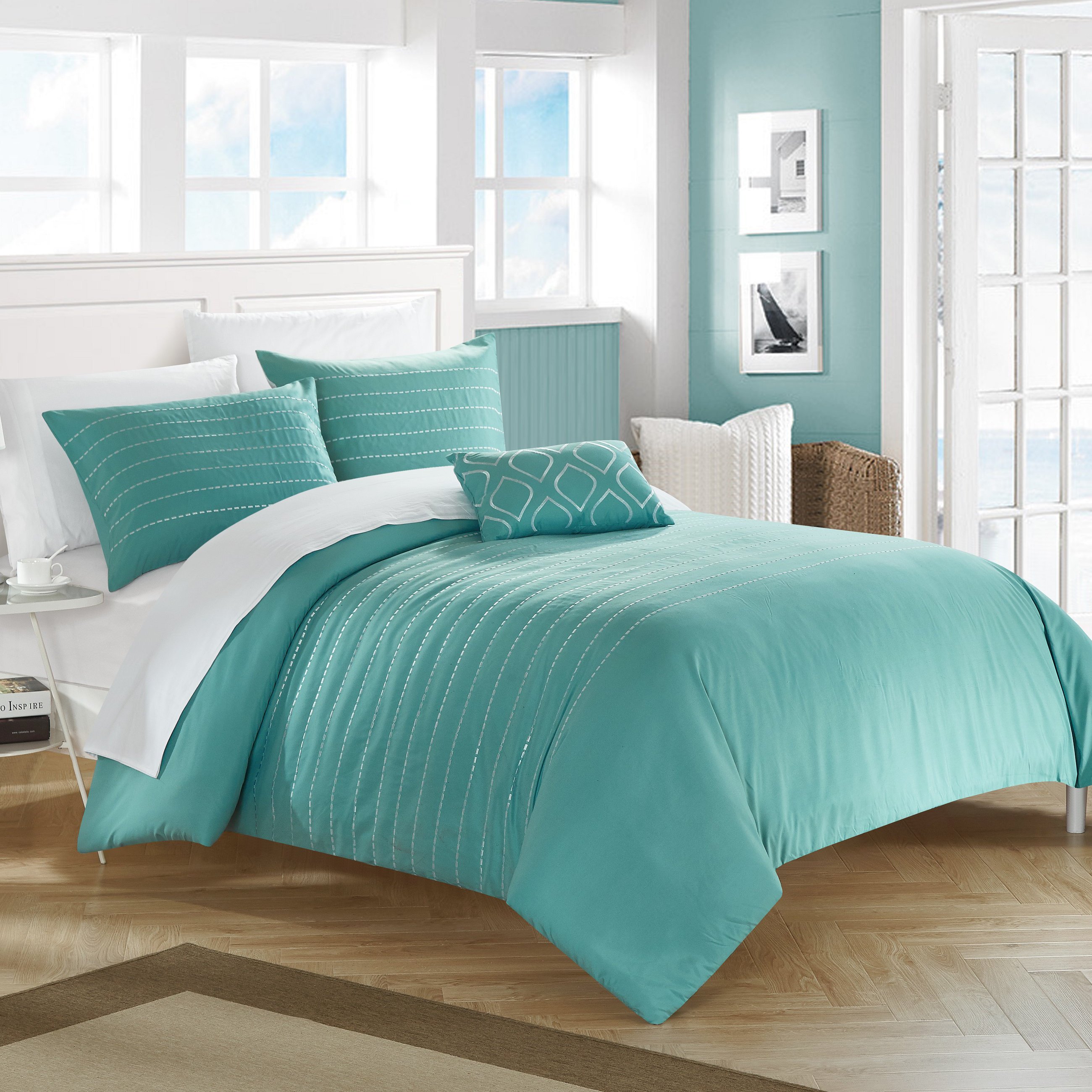 8 Piece Duvet Cover Set The Duvets Chic Home Bea 8 Piece Duvet Cover Set Reviews Wayfair
