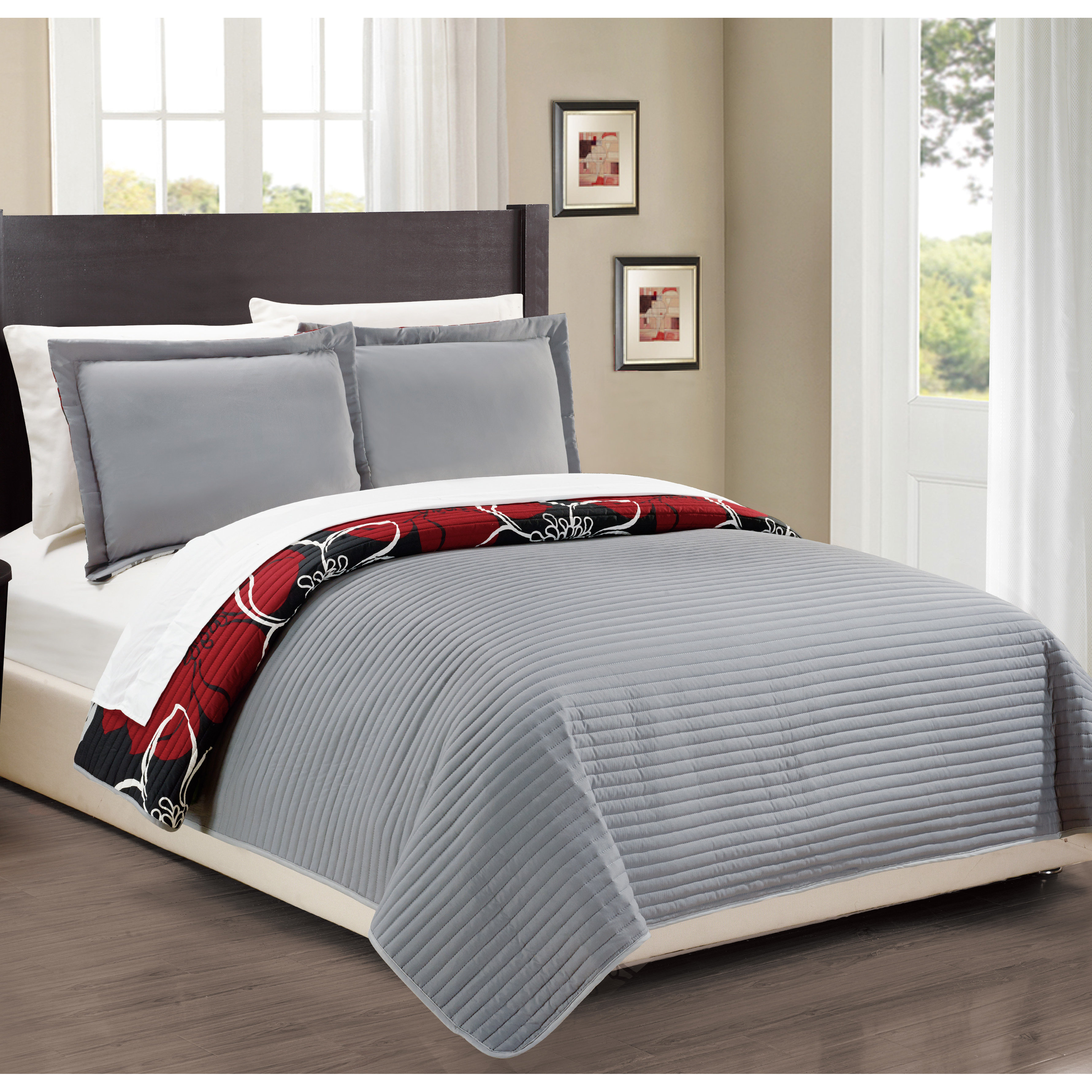 Chic Home Reversible Quilt Set & Reviews Wayfair