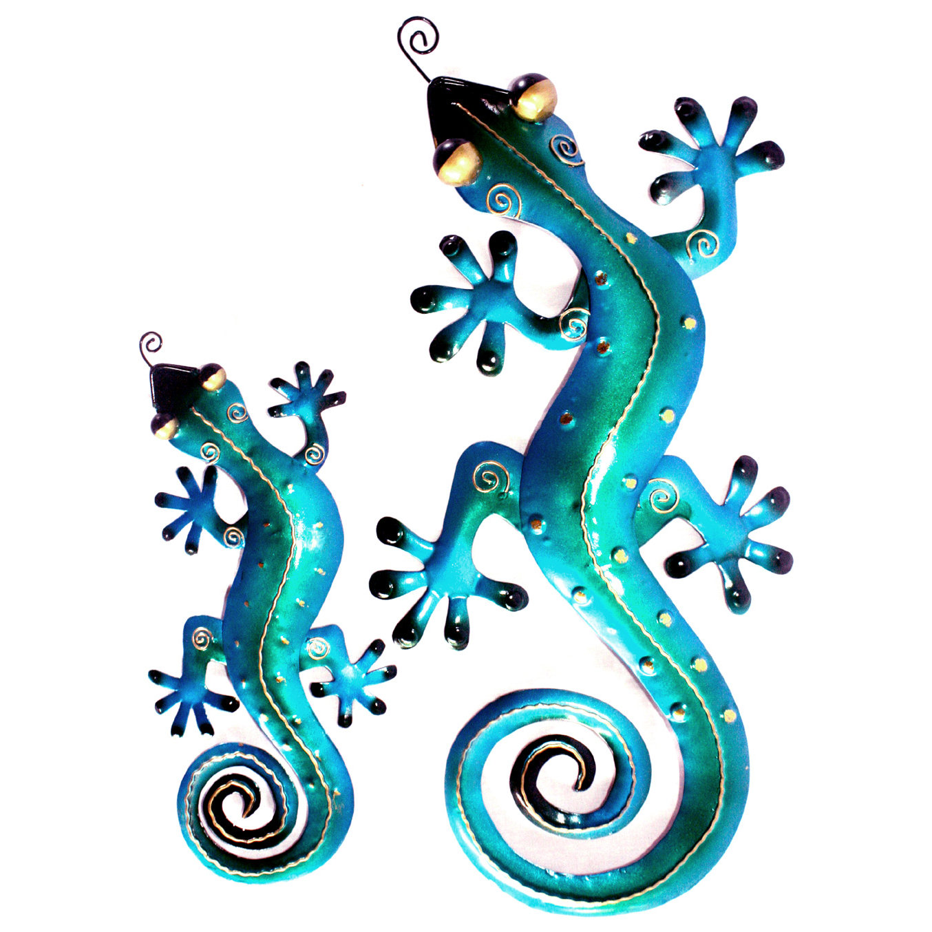 DArt Collection Iron Gecko Wall Décor & Reviews Wayfair