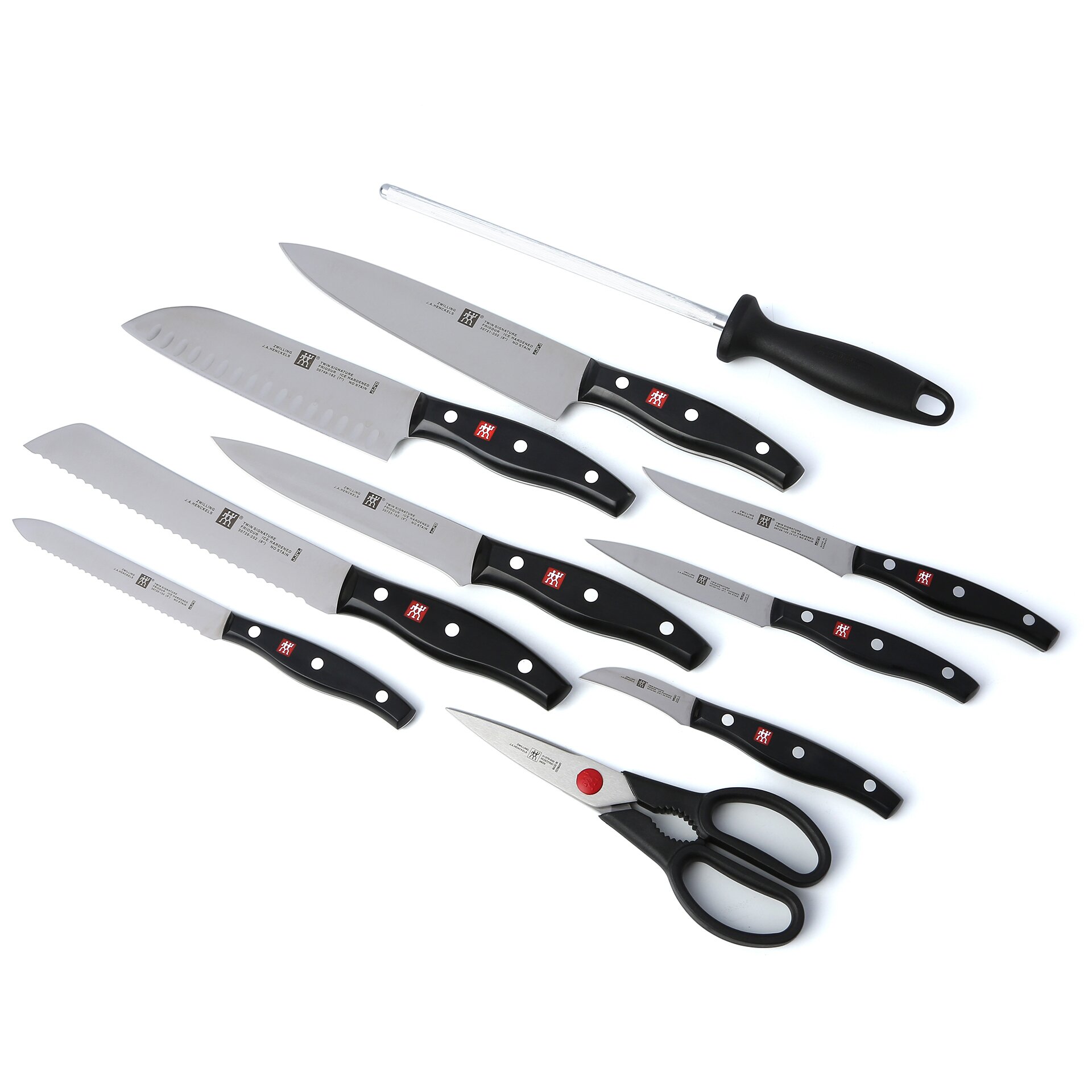 Zwilling JA Henckels Twin Signature 11 Piece Knife Block Set & Reviews ...