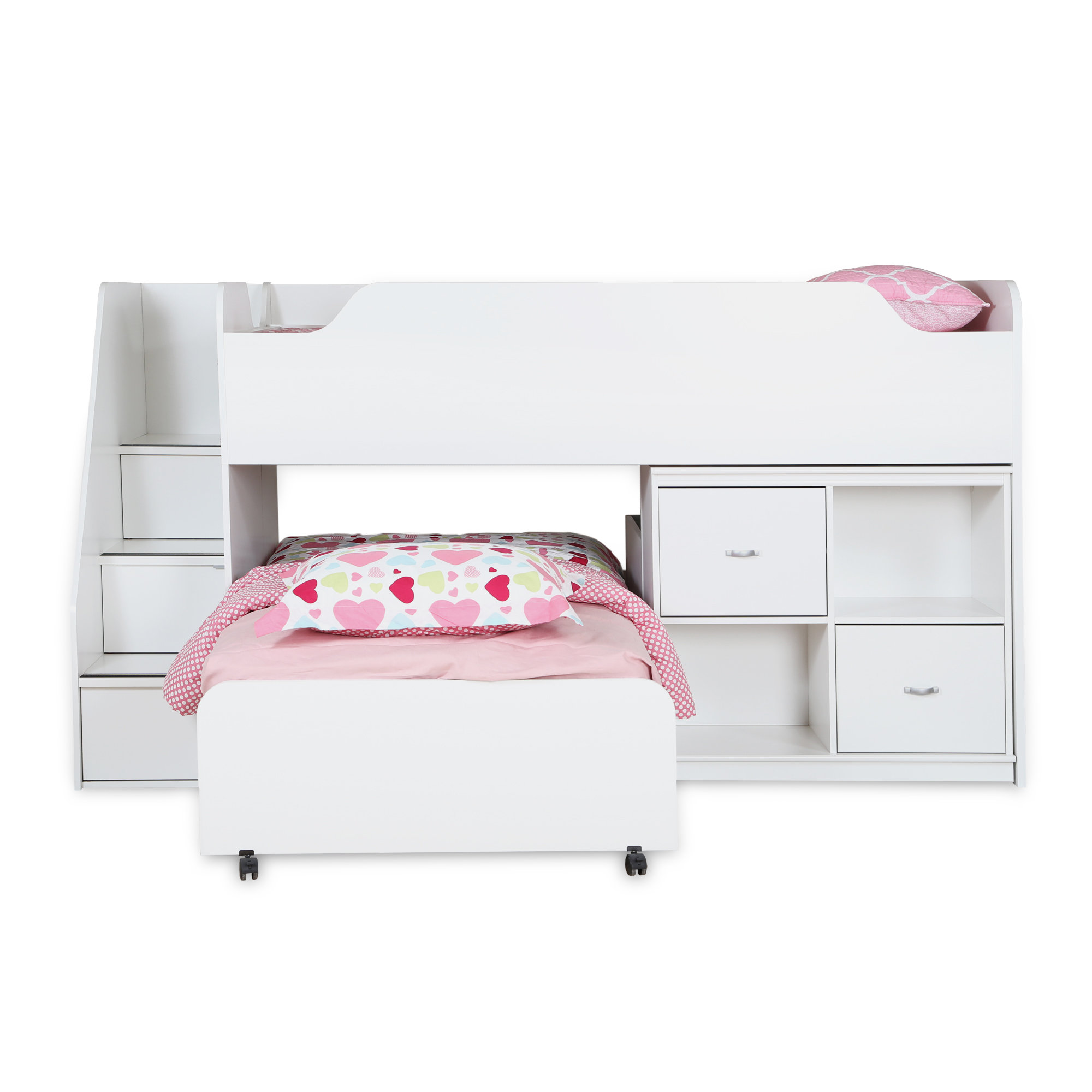South Shore Mobby Twin Loft Bed with Trundle and Storage & Reviews