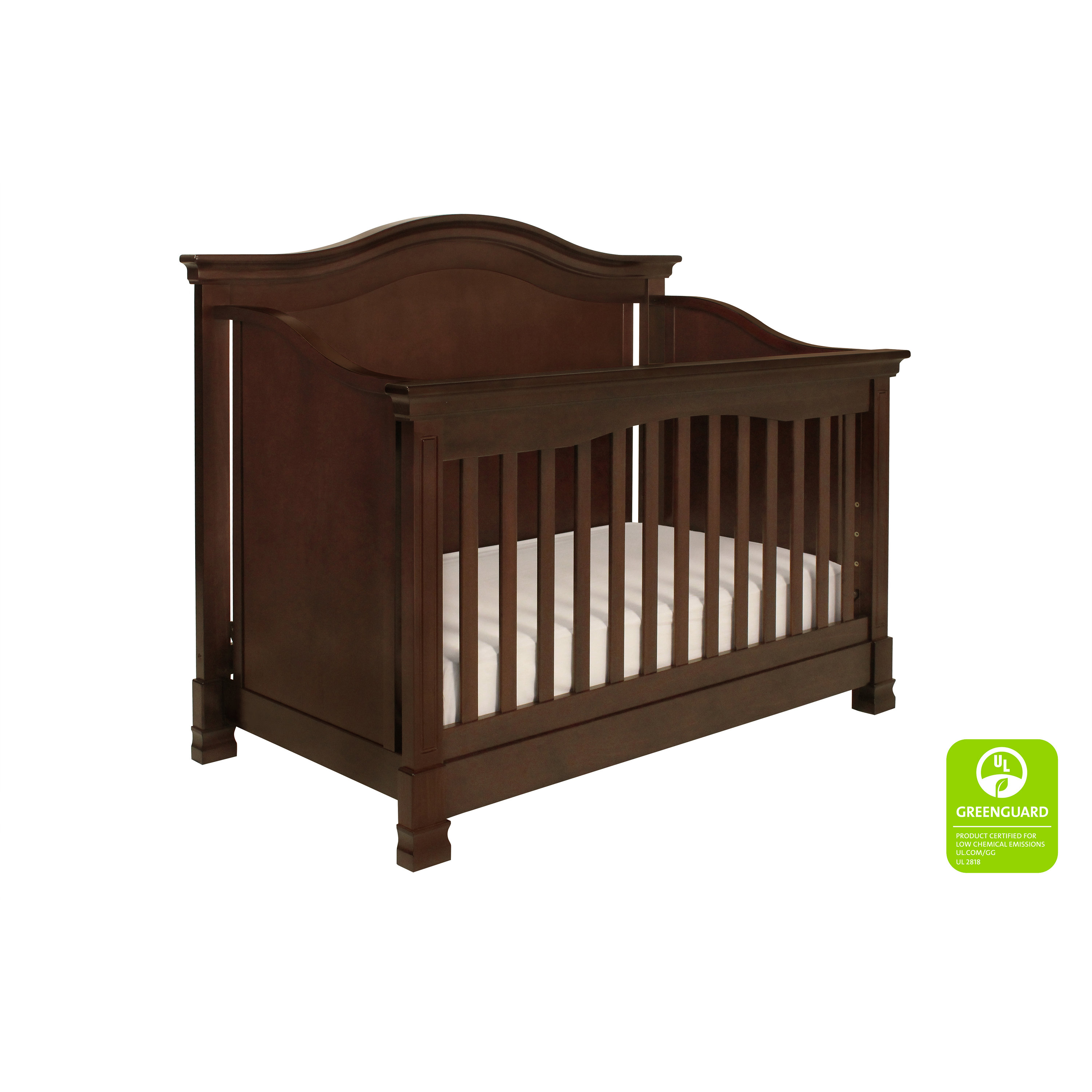 Million Dollar Baby Classic Louis 4 In 1 Convertible Crib Million Dollar Baby Classic Louis Convertible Crib With Toddler Rail