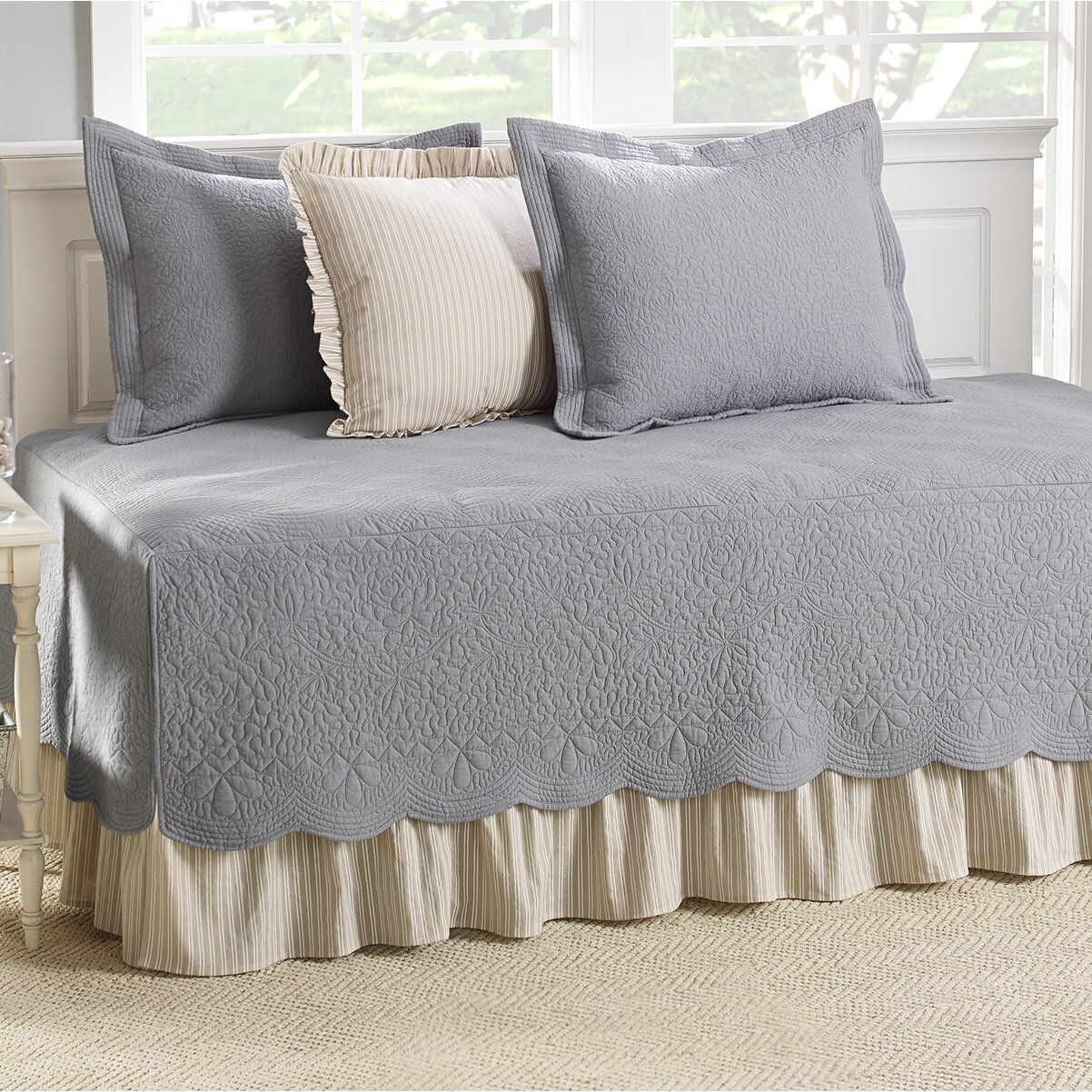 Daybed Bedding Sets You'll Love | Wayfair - Trellis 5 Piece Daybed Cover Set