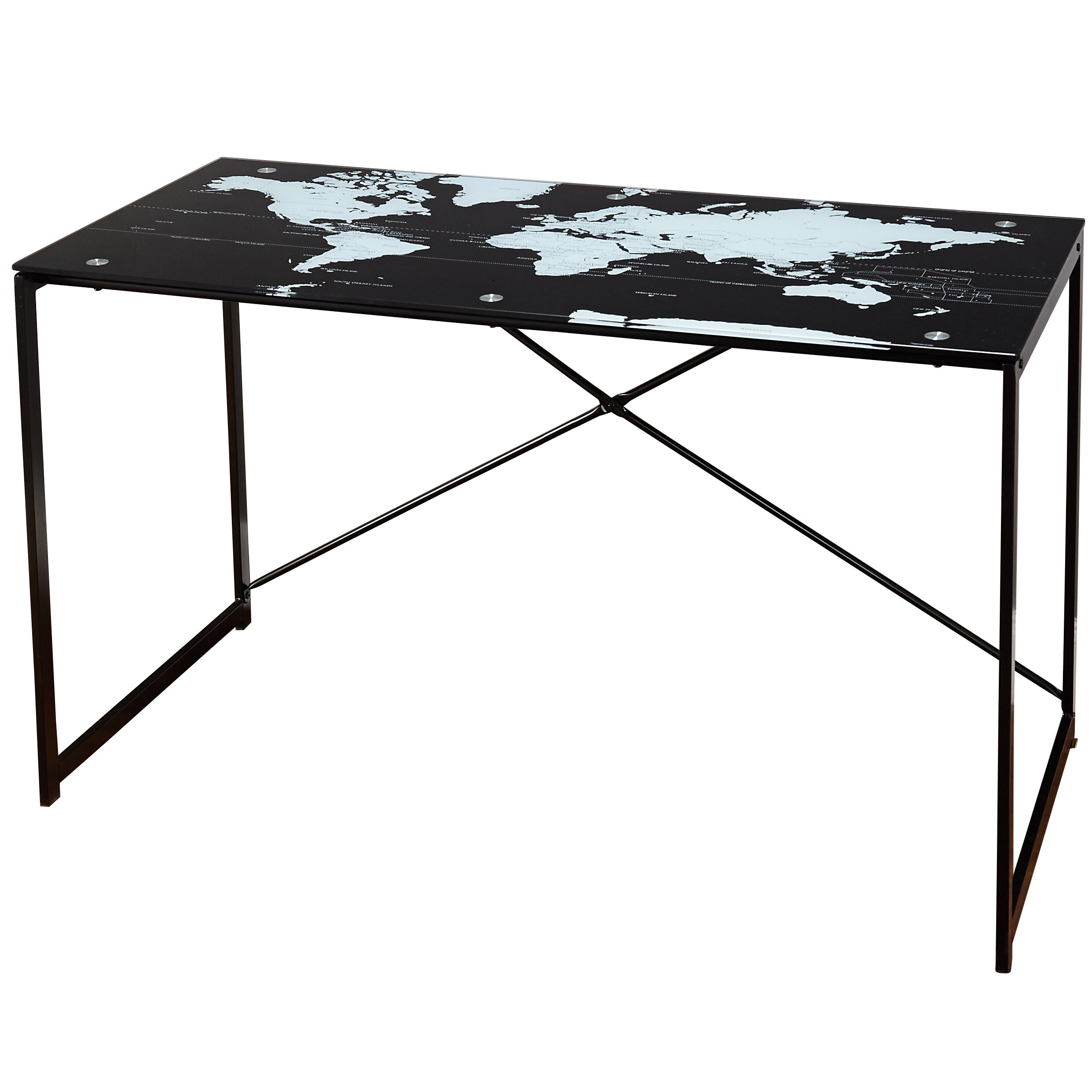 TMS World Map Writing Desk & Reviews