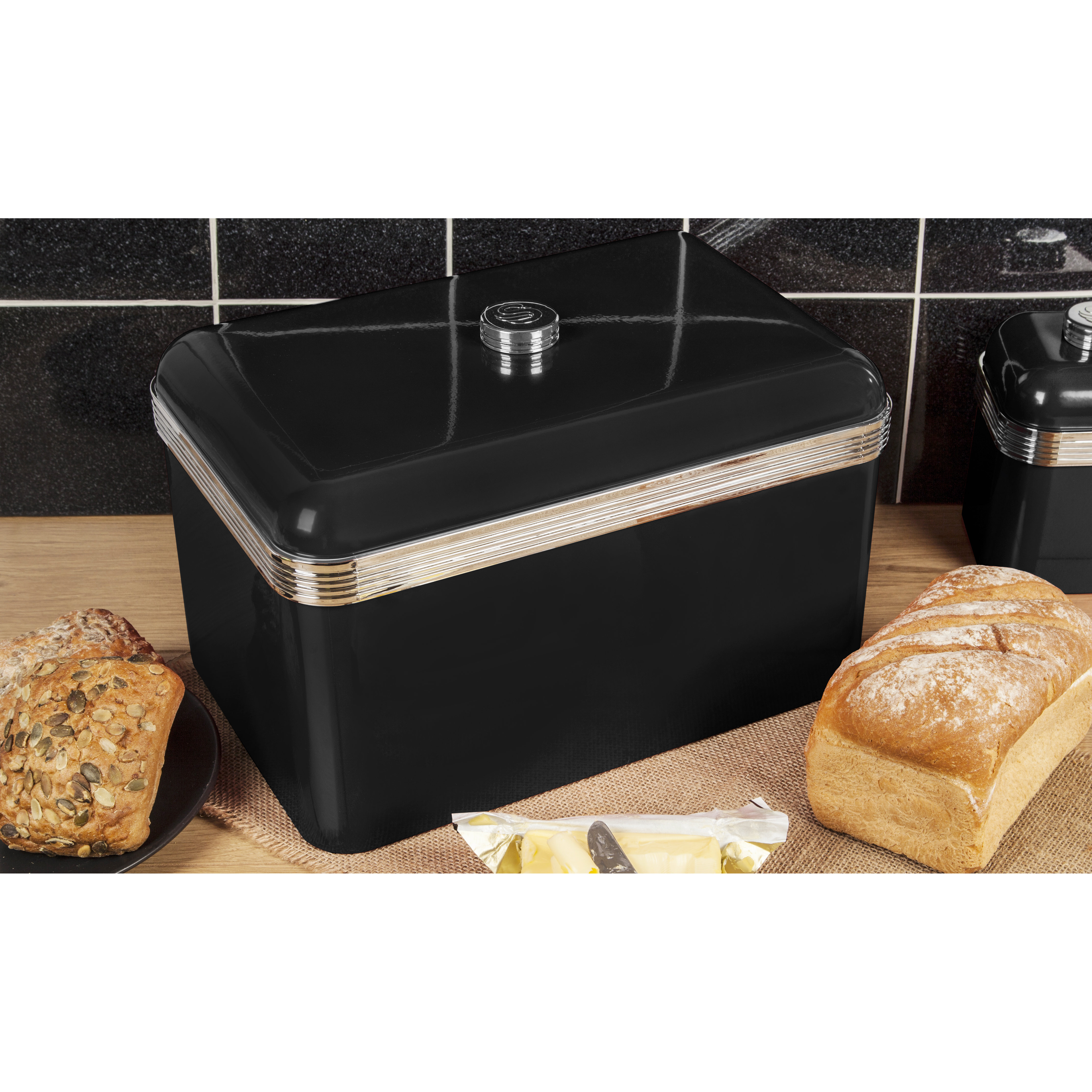Swan Retro Bread Bin & Reviews Wayfair UK