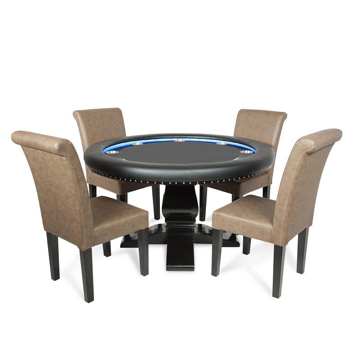 Poker dining table set