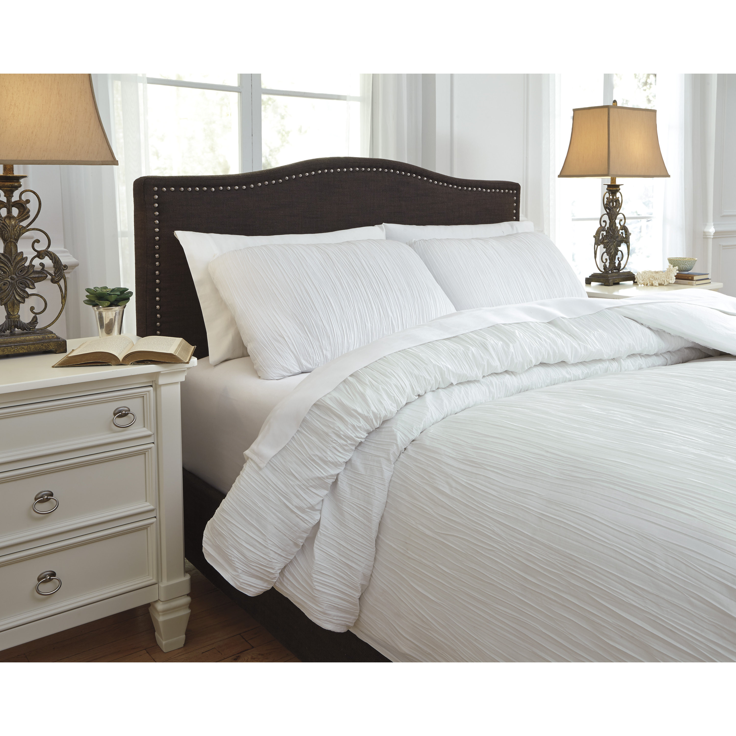 Signature Design by Ashley Limera 3 Piece Duvet Cover Set & Reviews