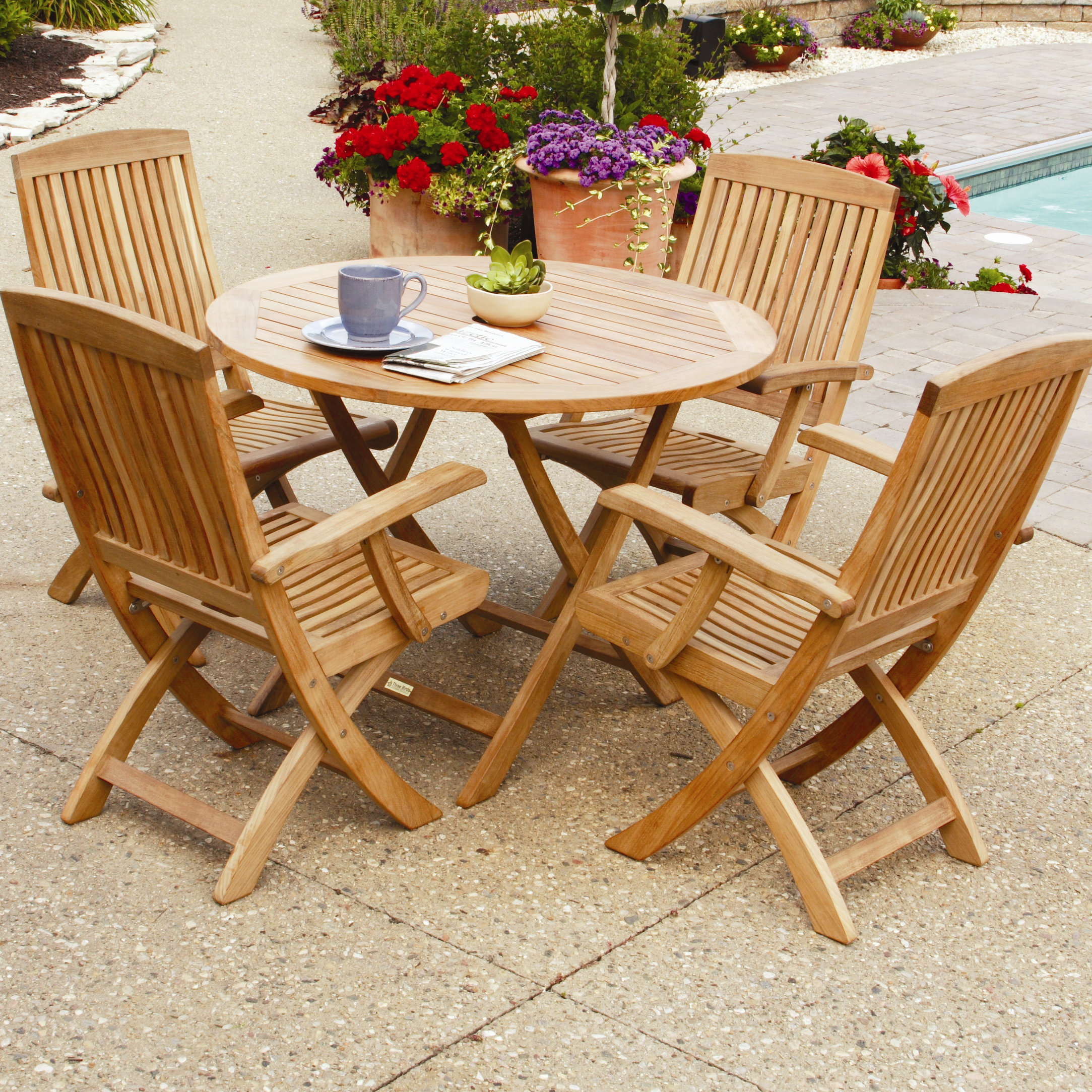 Three Birds Casual Cambridge 30 Round Folding Cafe Table Three Birds Casual Cambridge 30 Quot Round Folding Cafe Table