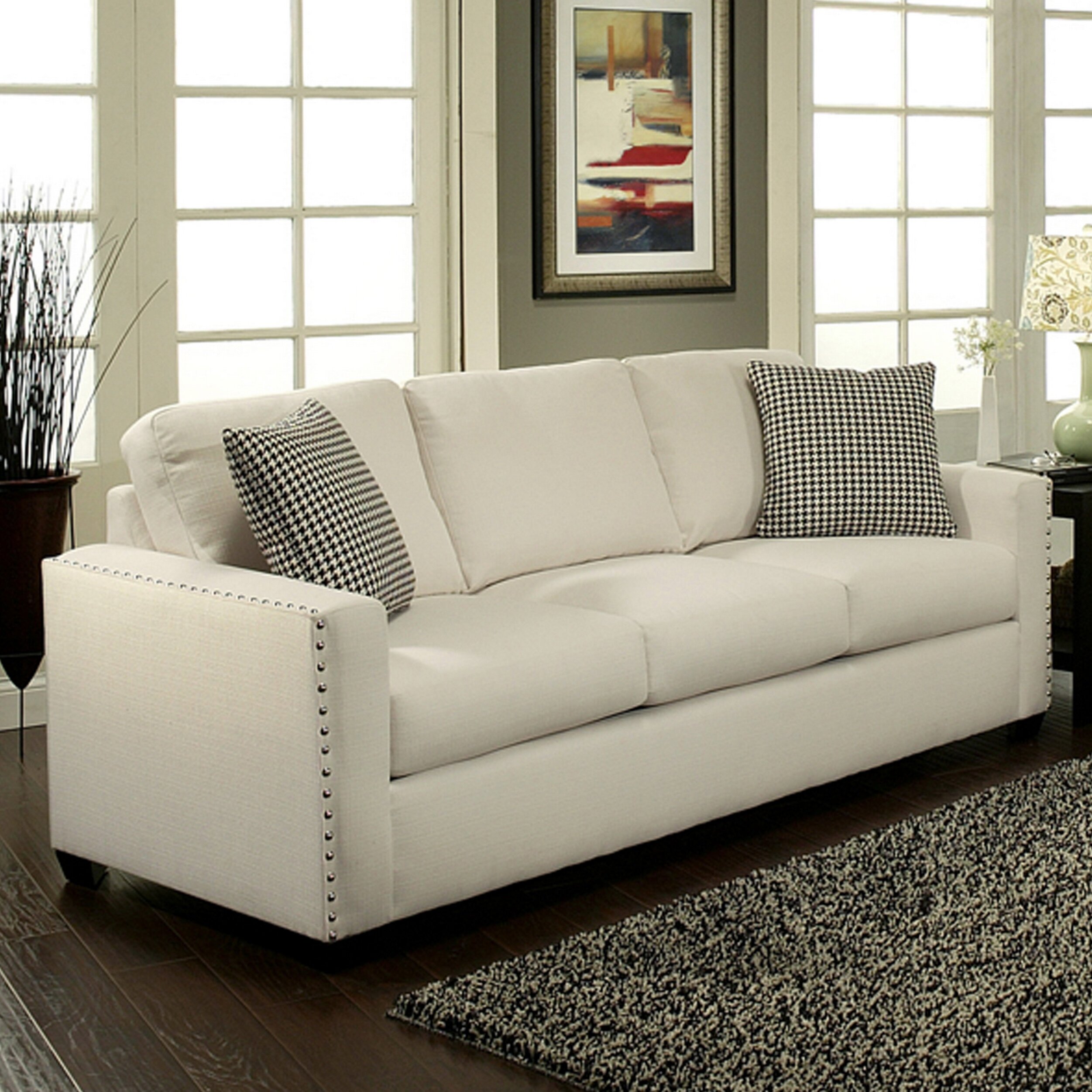 Hokku Designs Oldfields Cotton Sofa & Reviews | Wayfair