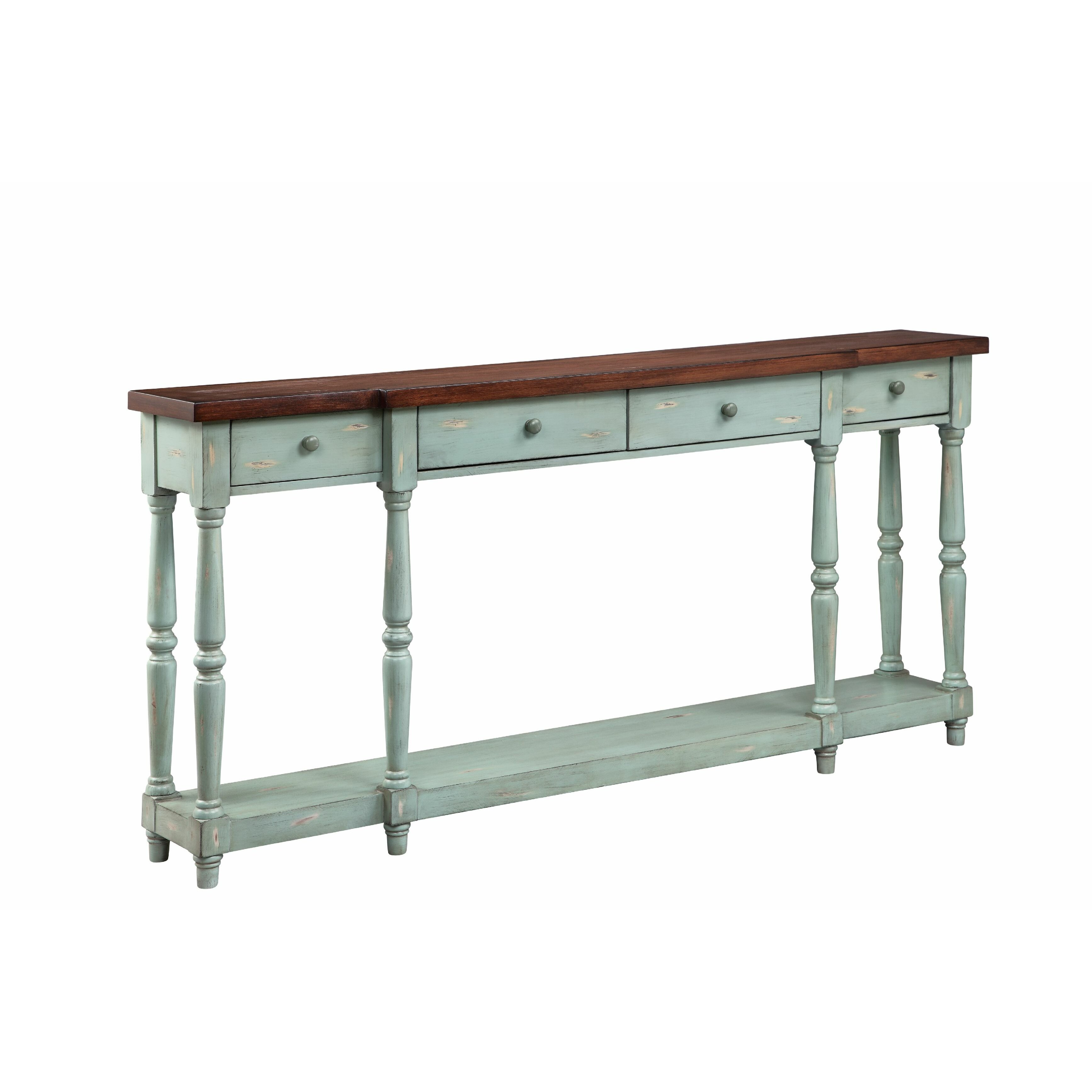 Cottage & Country Console & Sofa Tables You'll Love | Wayfair - Simpson Console Table