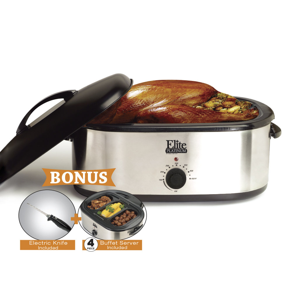 Elite by MaxiMatic Platinum 18Quart Roaster Oven & Reviews Wayfair