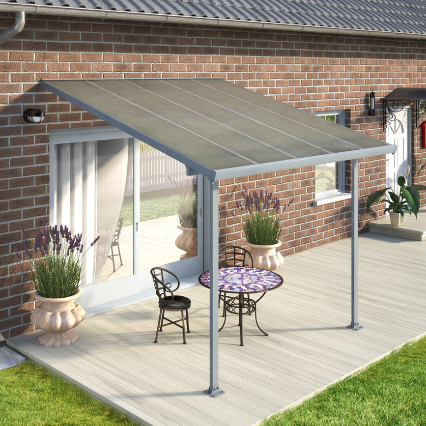 Palram Feria 10 Ft H X W D Patio Cover Awning Palram Feria Trade 10 Ft H X W