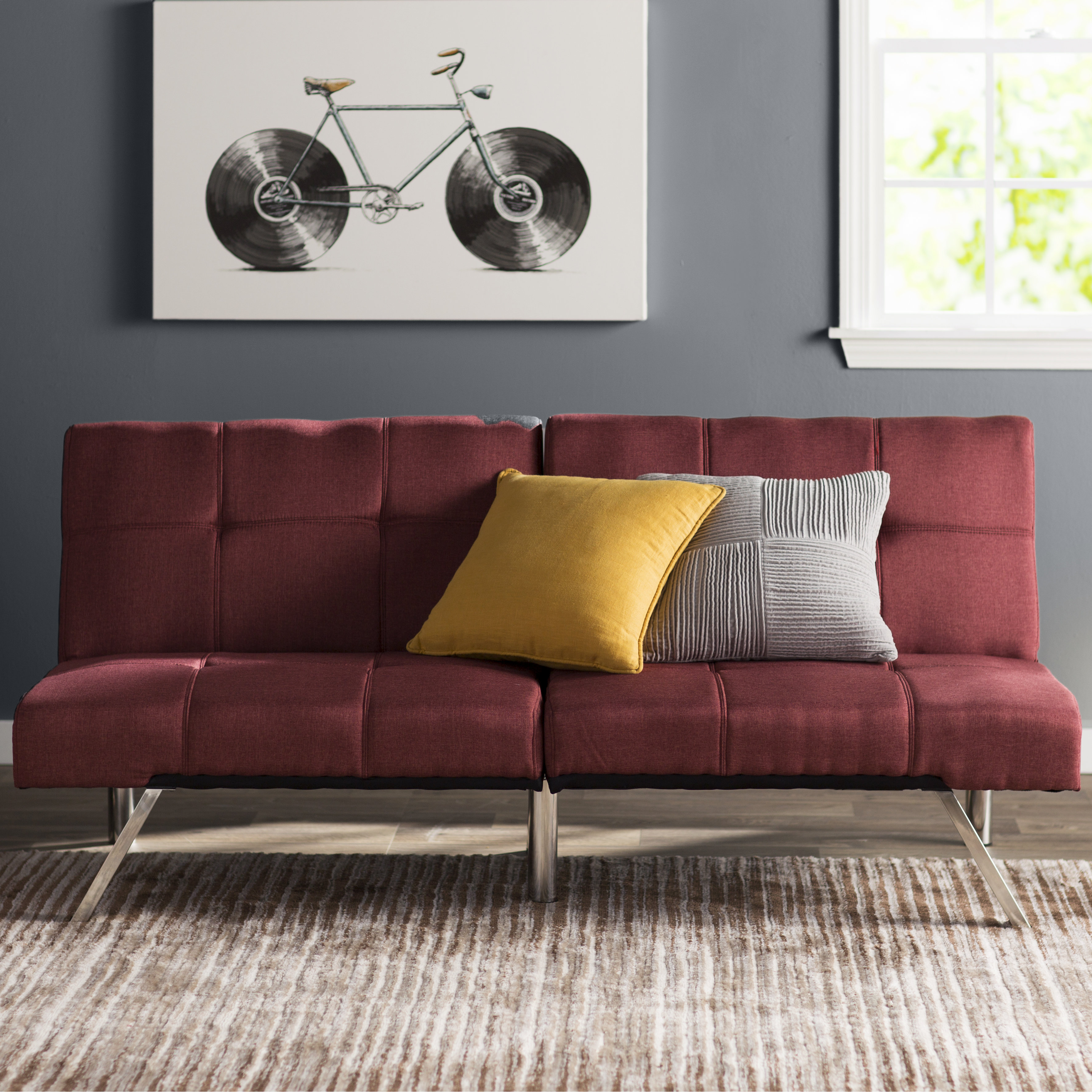 Zipcode™ Design Piper Upholstered Convertible Sofa & Reviews Wayfair
