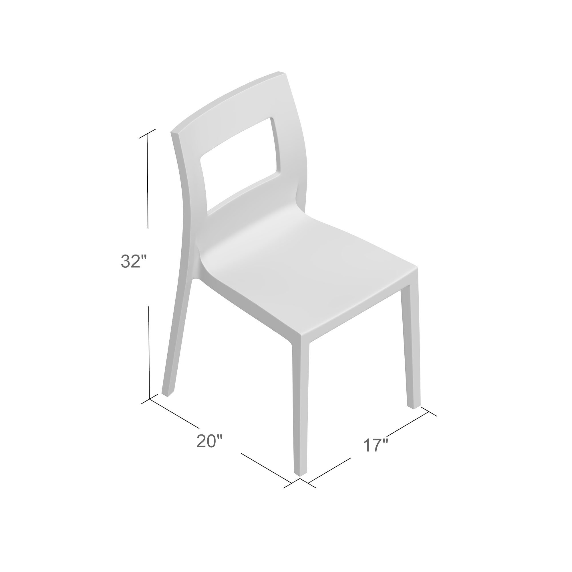 Addie Stacking Dining Side Chair & Reviews AllModern
