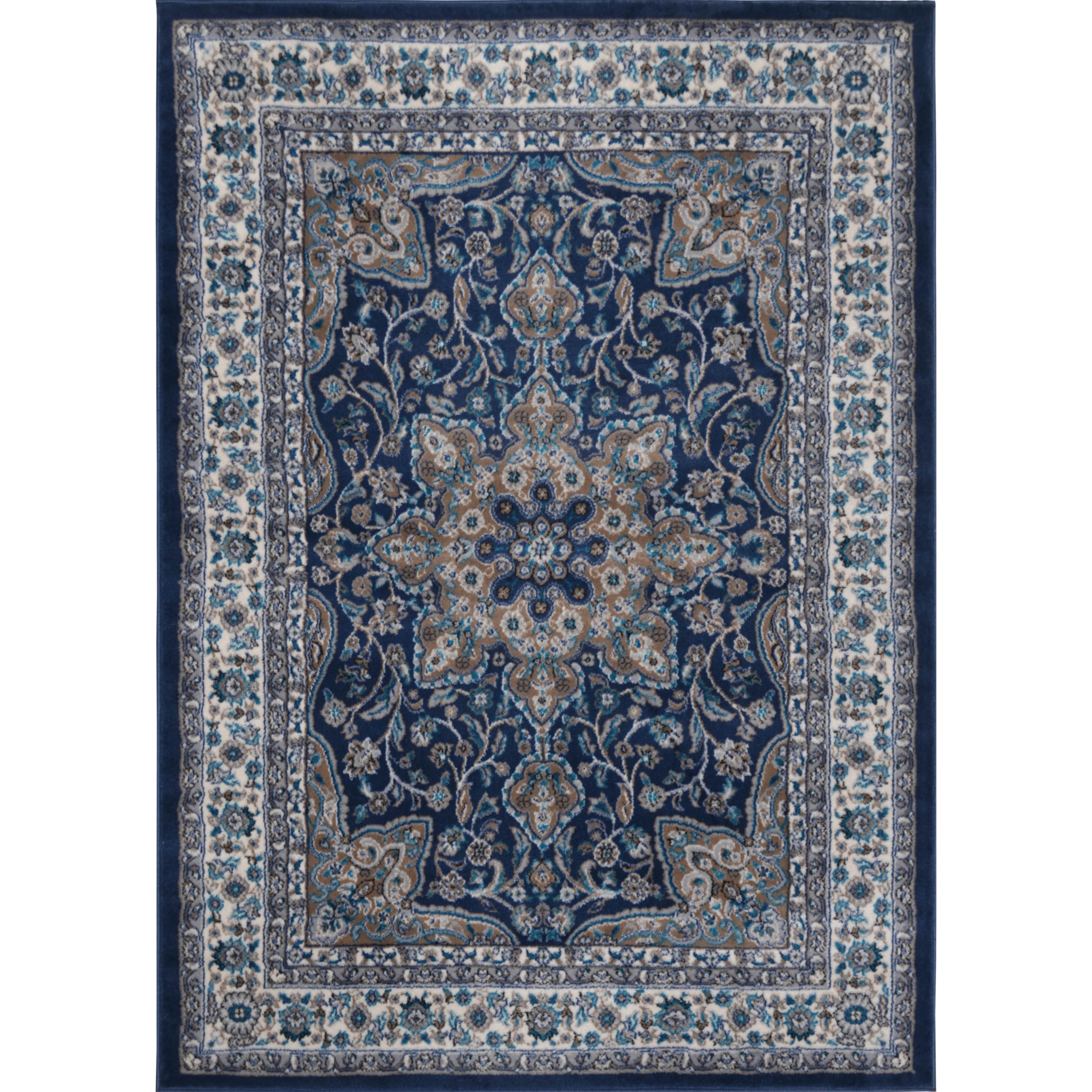 Andover Mills Tremont Fuller Navy Blue/Brown Area Rug & Reviews