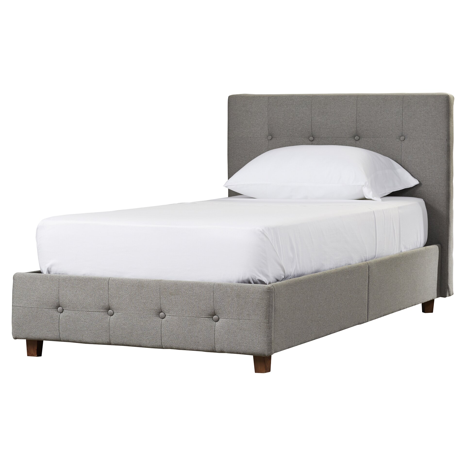 Andover Mills Amherst Upholstered Platform Bed & Reviews | Wayfair