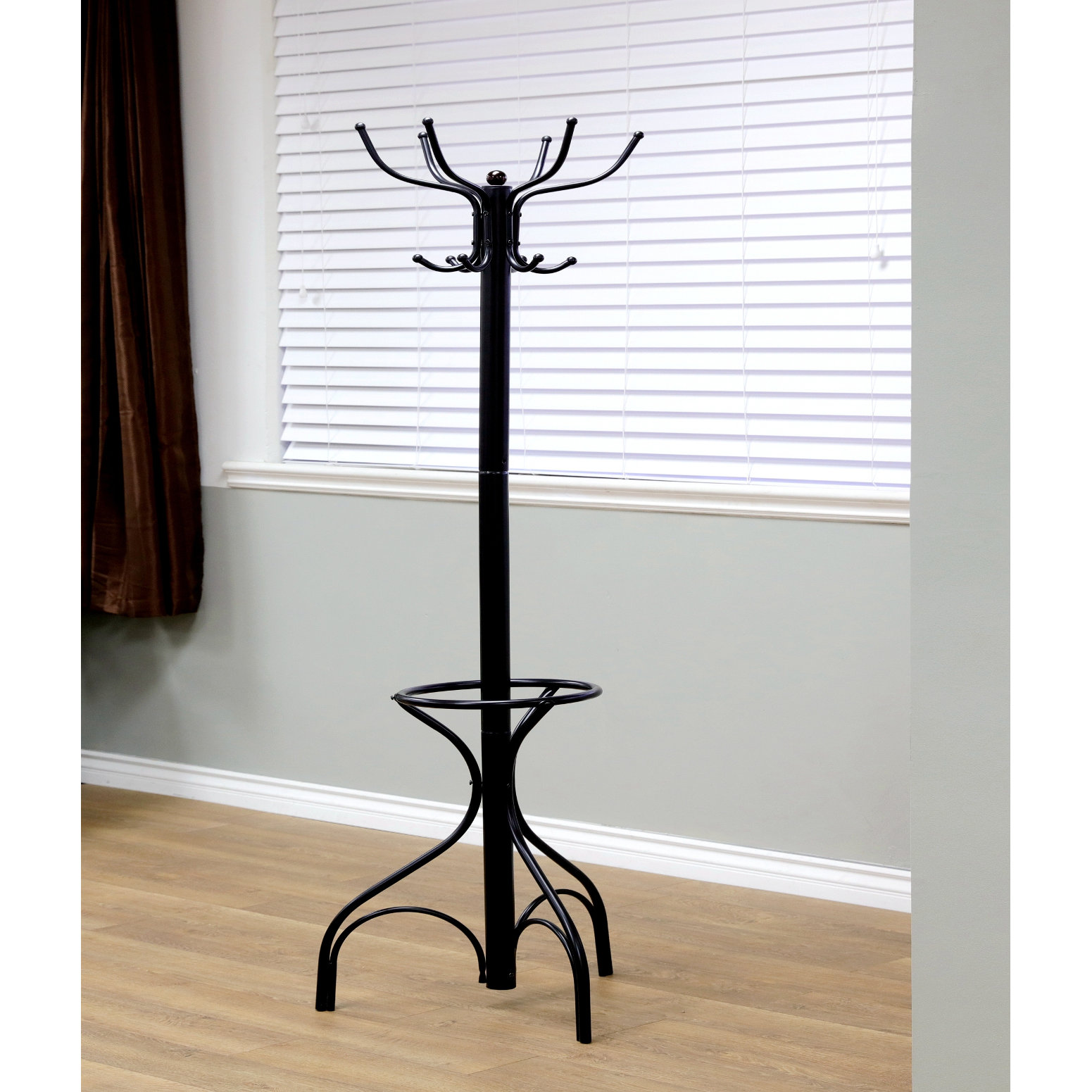Wade Logan Coat Rack With Umbrella Stand Reviews Wayfair A Coat Stand Tree Rack Wordreference Forums Rosalind Wheeler With Umbrella
