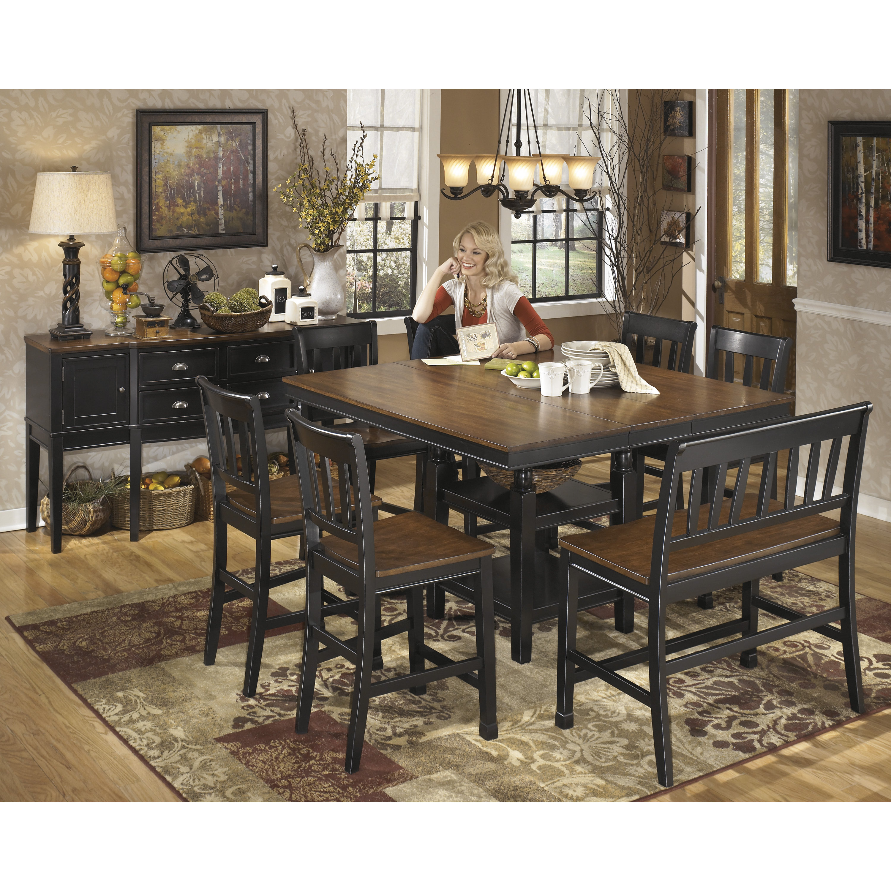 Andover Mills Velma Counter Height Extendable Dining Table & Reviews