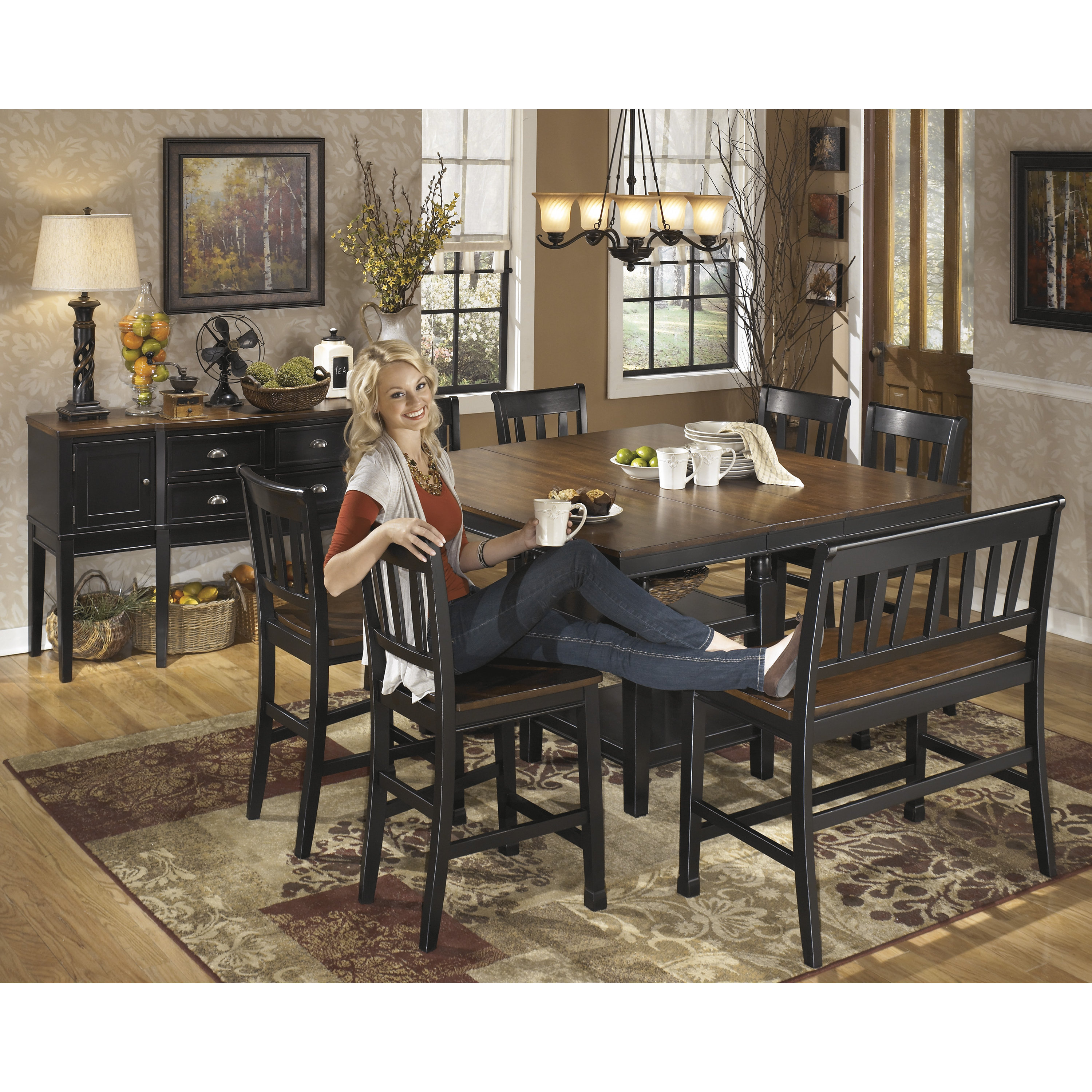 Andover Mills Velma Counter Height Extendable Dining Table & Reviews