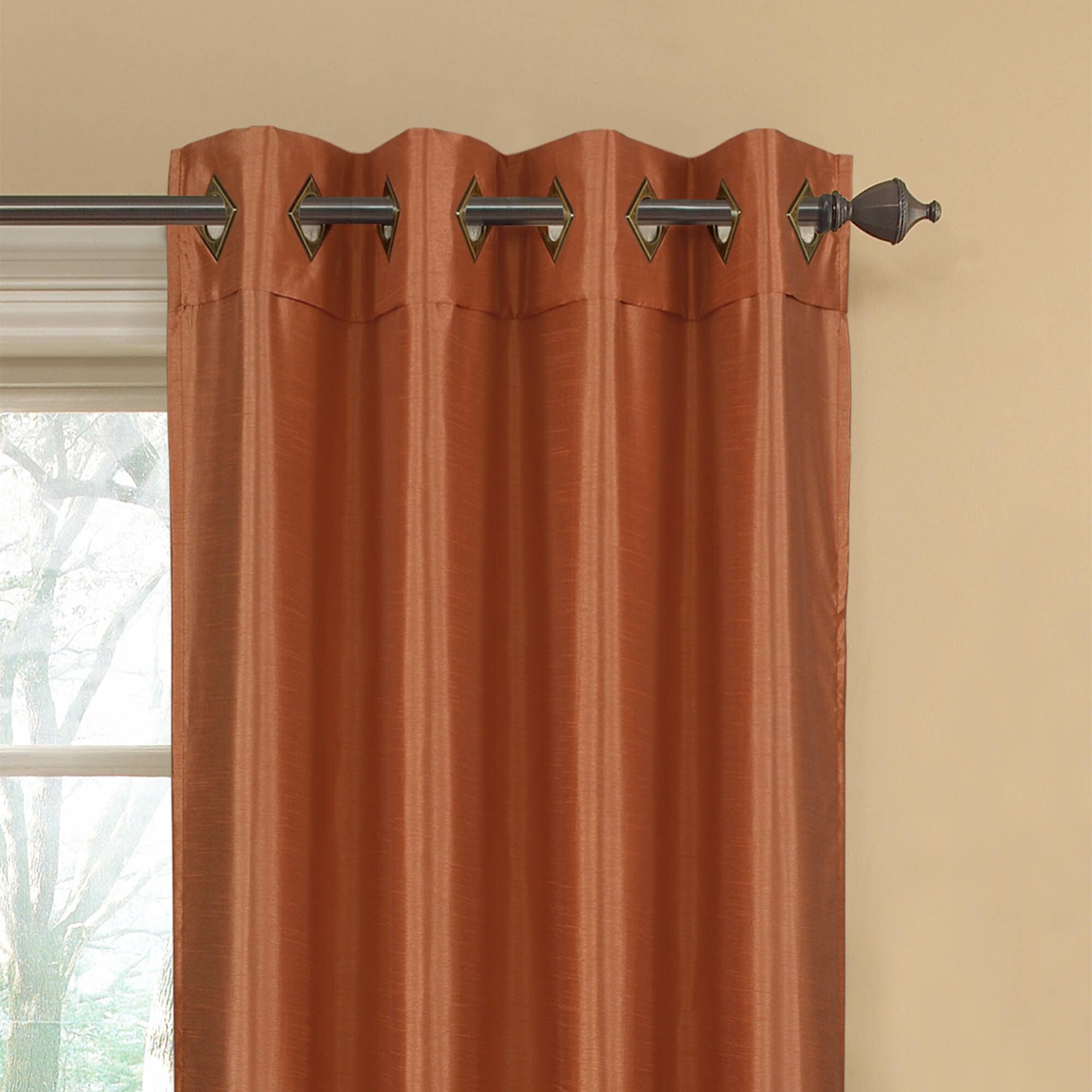 Window Elements Kim Extra Wide Grommet Curtain Panels & Reviews ... - Window Elements Kim Extra Wide Grommet Curtain Panels