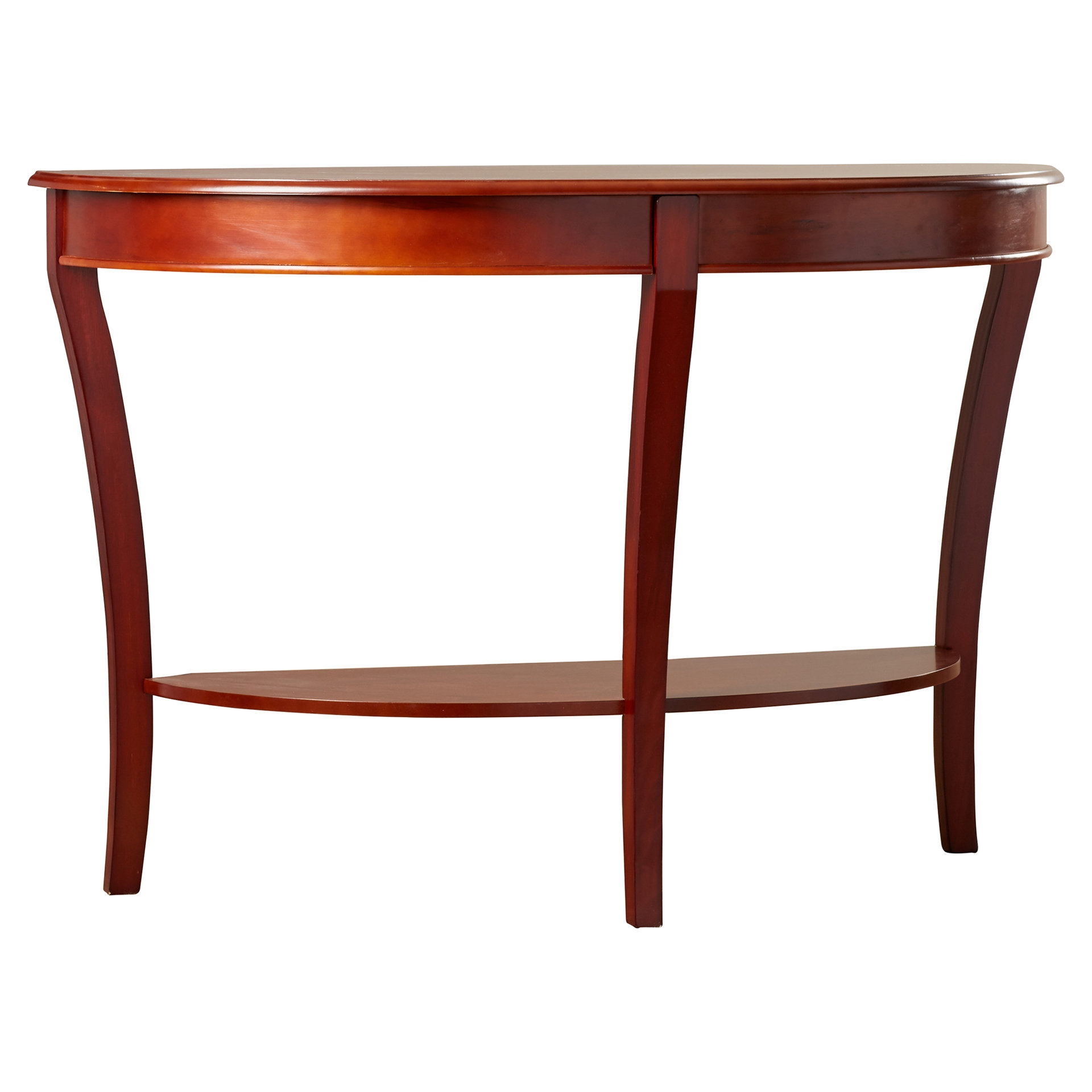 Three Posts Hickory Half Round Console Table Reviews Wayfair Three Posts Trade Hickory Half Round Console Table