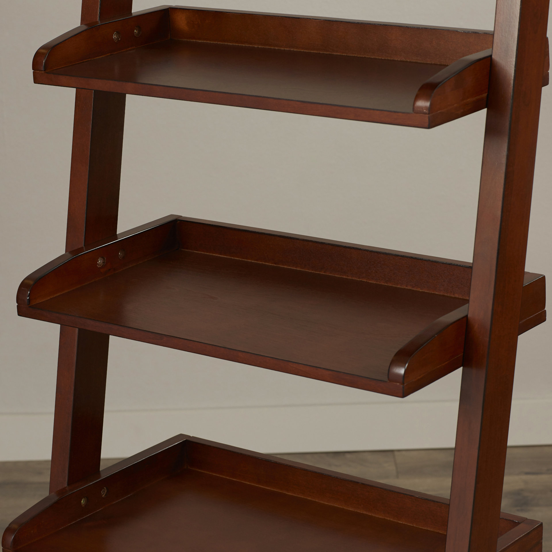 Three Posts Brownville 55" Leaning Bookcase & Reviews Wayfair