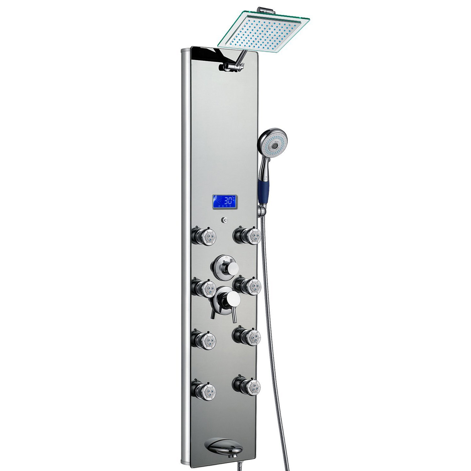 AKDY Tower Rainfall Shower Panel System & Reviews Wayfair