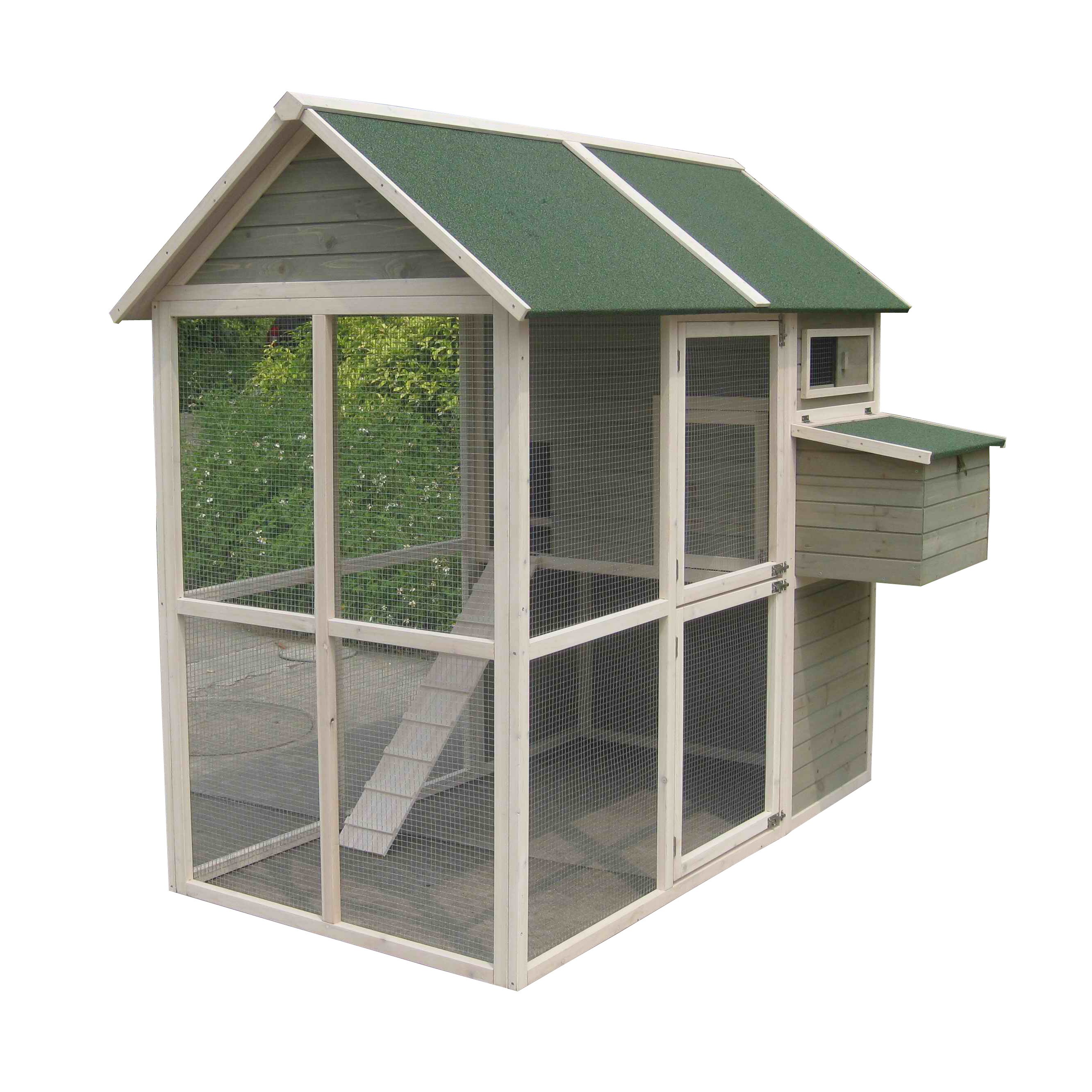 Innovation Pet Coops and Feathers Walk-in Chicken Coop 