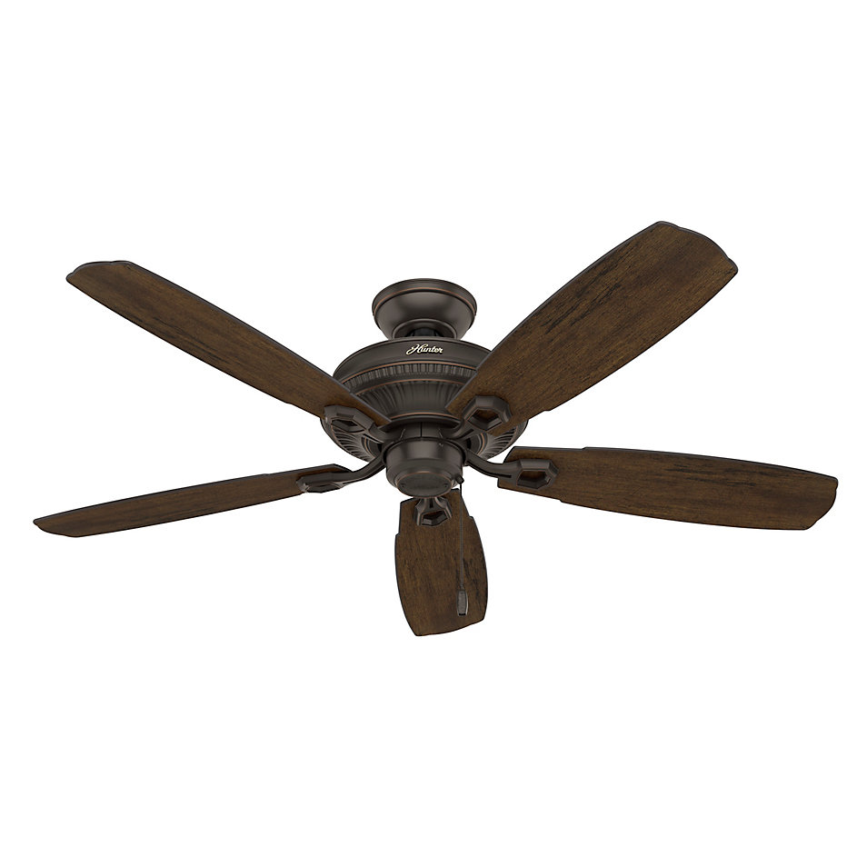 Ceiling Fan Switch Position For Summer Gallery Hunter Fan 52 Ambrose 5 Blade Ceiling Reviews Wayfair