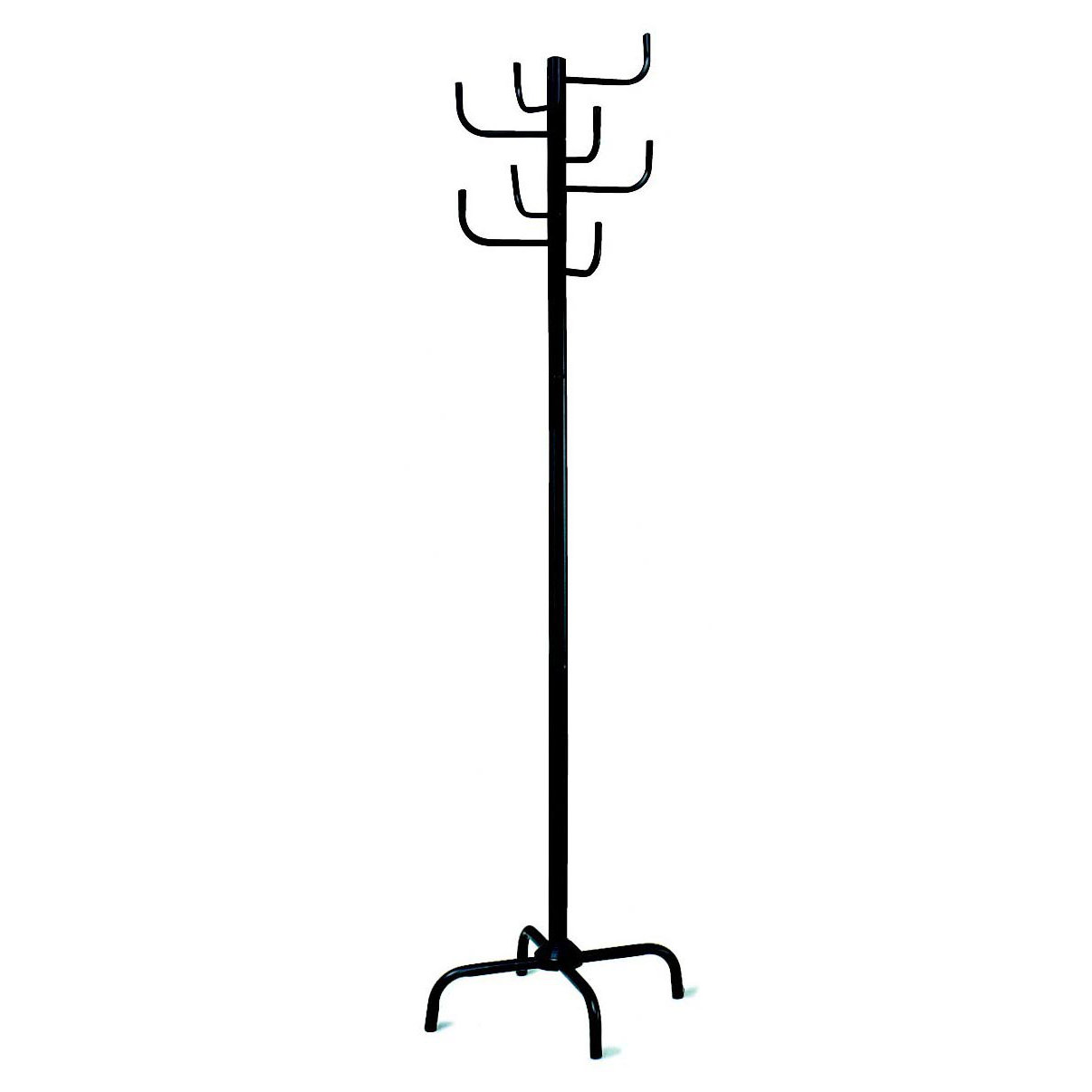Furniture Grey Iron Coat Racks With Shelf And Six Hooks Furniture Beautiful Coat Stands For Bedroom Ideas On All