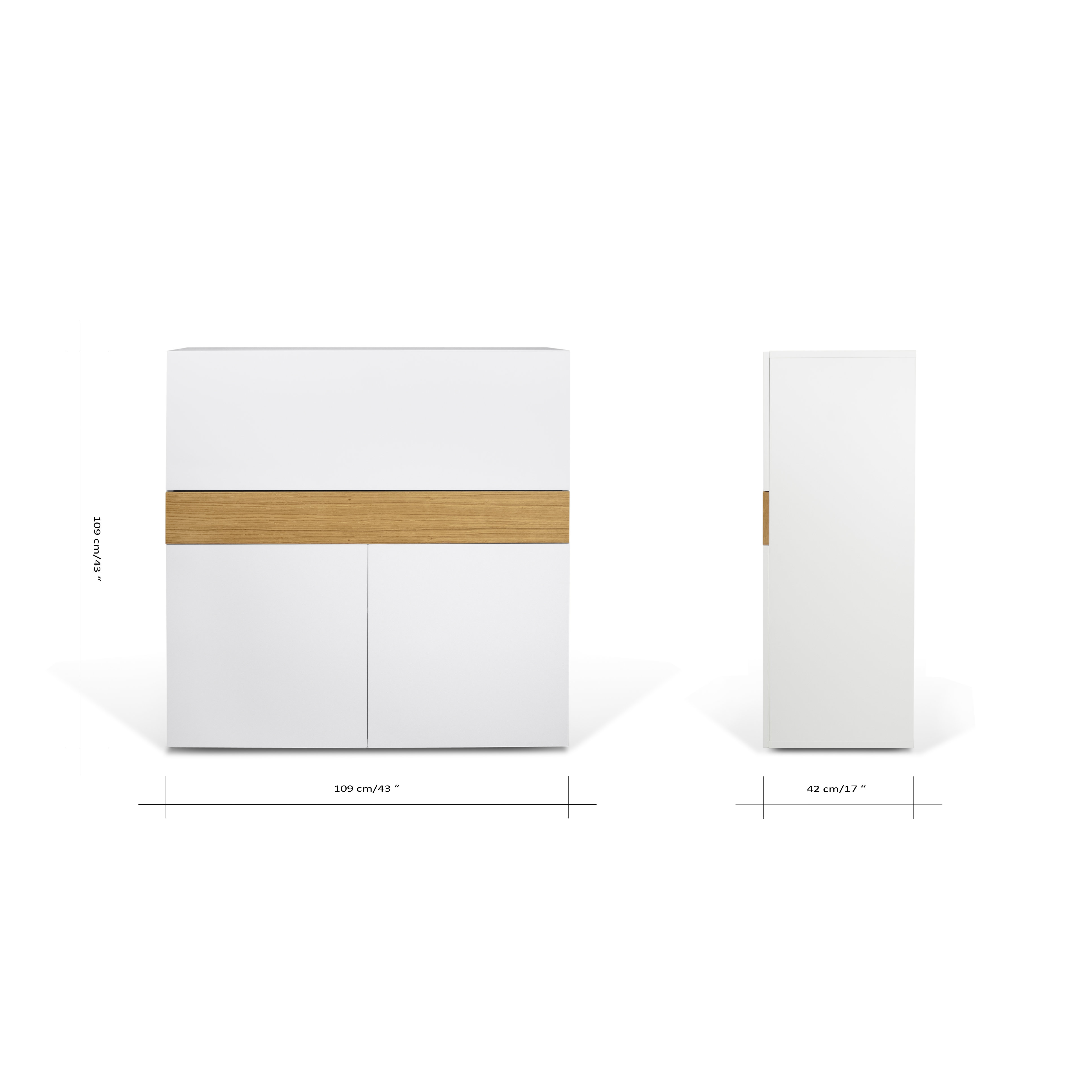 Home Etc Lentell Credenza Desk with Cable Management & Reviews Wayfair.co.uk