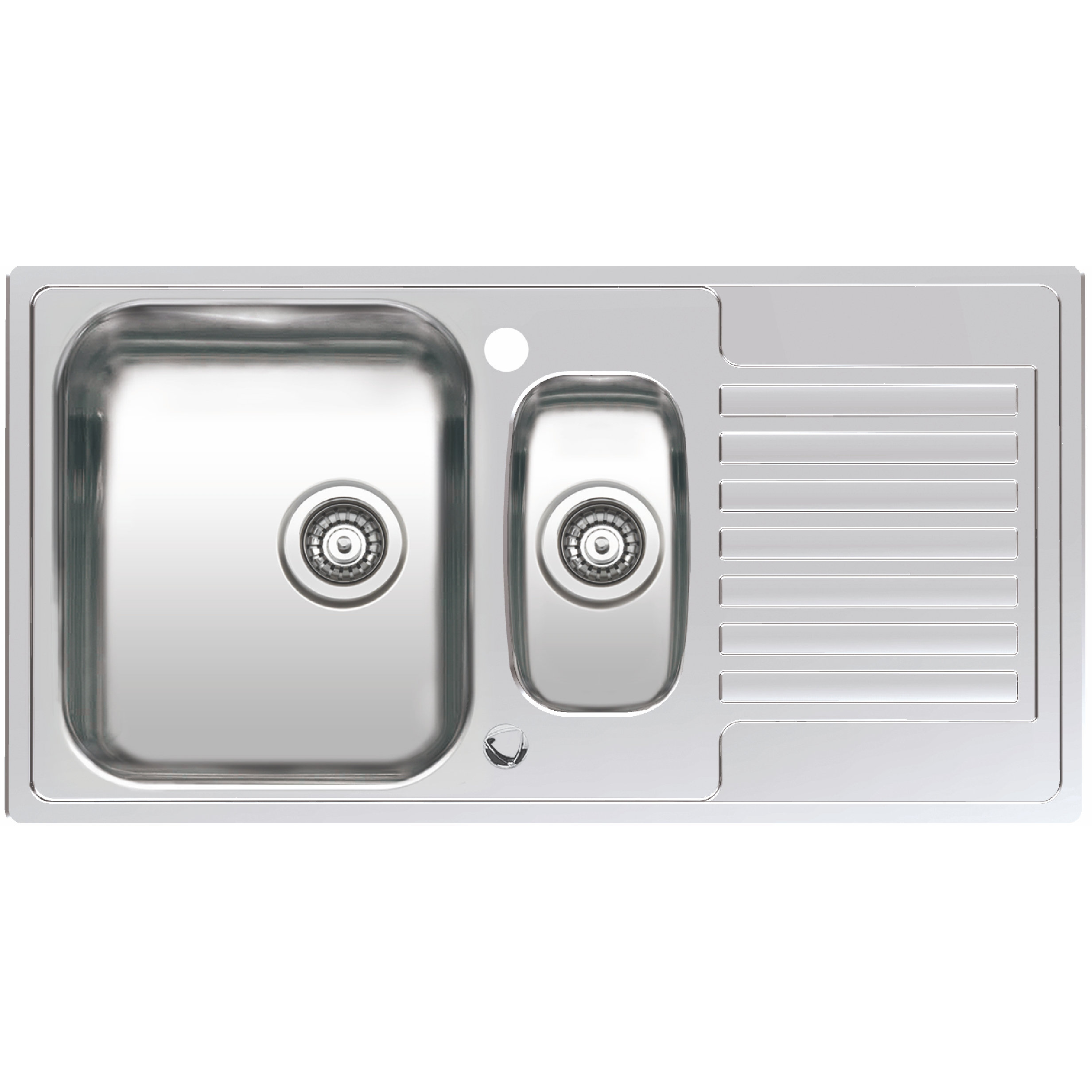 Reginox 95cm x 50cm 1.5 Bowl Kitchen Sink Wayfair.co.uk