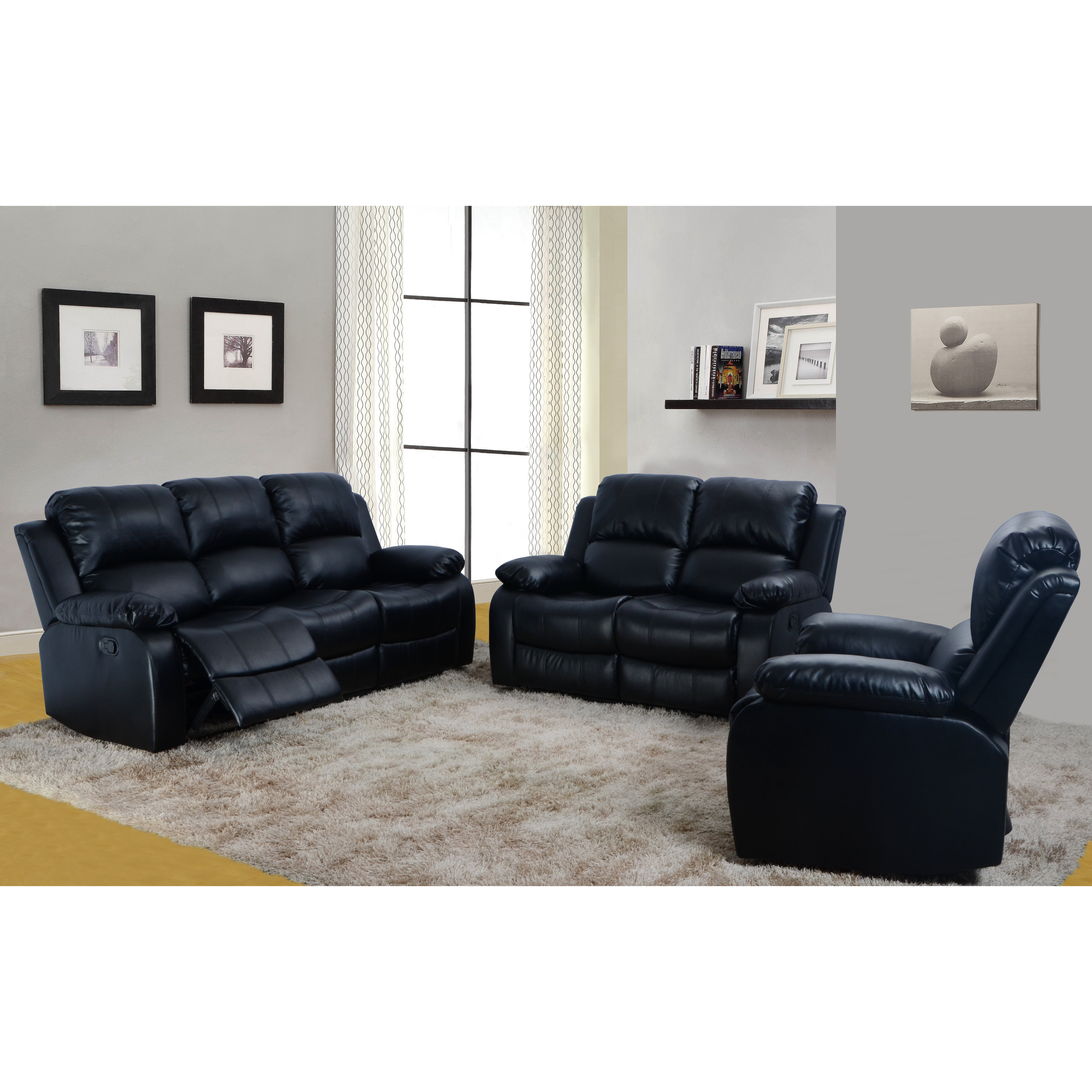 Beverly Fine Furniture Denver Reclining Sofa & Reviews Wayfair