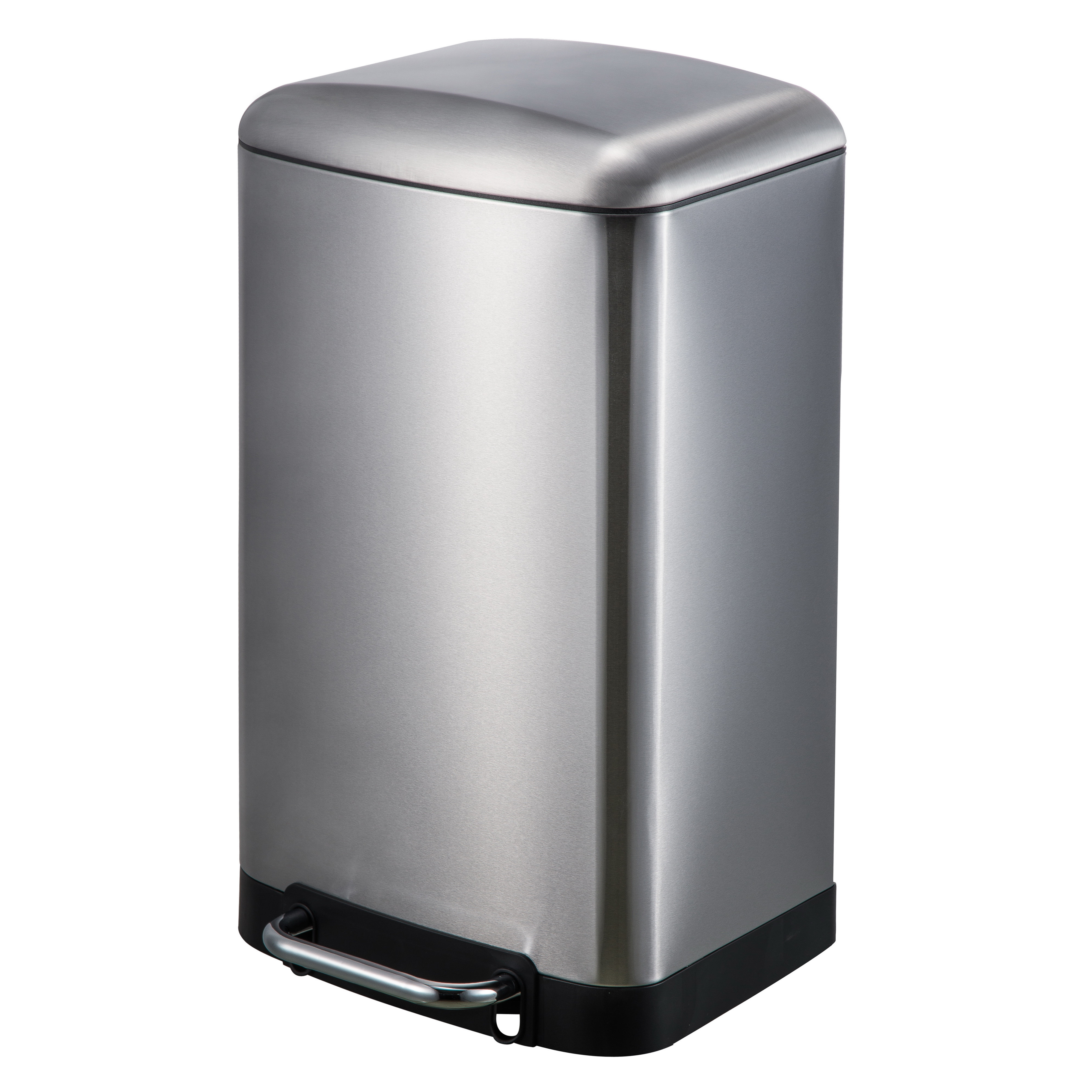 JoyWare 8 Gallon StepOn Stainless Steel Trash Can & Reviews Wayfair