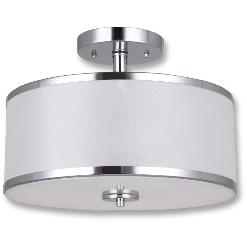 Beldi Portland 2 Light Semi Flush Mount Reviews Wayfair Beldi Portland 2 Light Semi Flush Mount