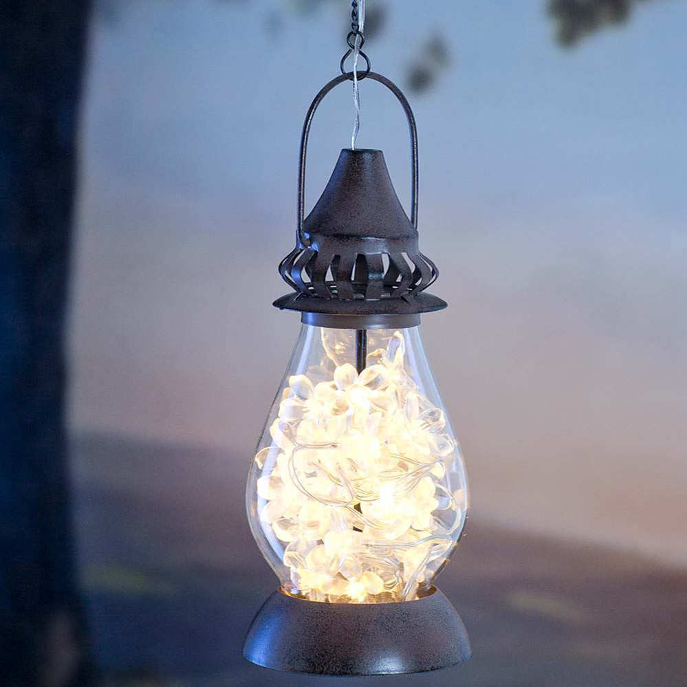 Plow & Hearth Solar Honeysuckle Lantern & Reviews Wayfair