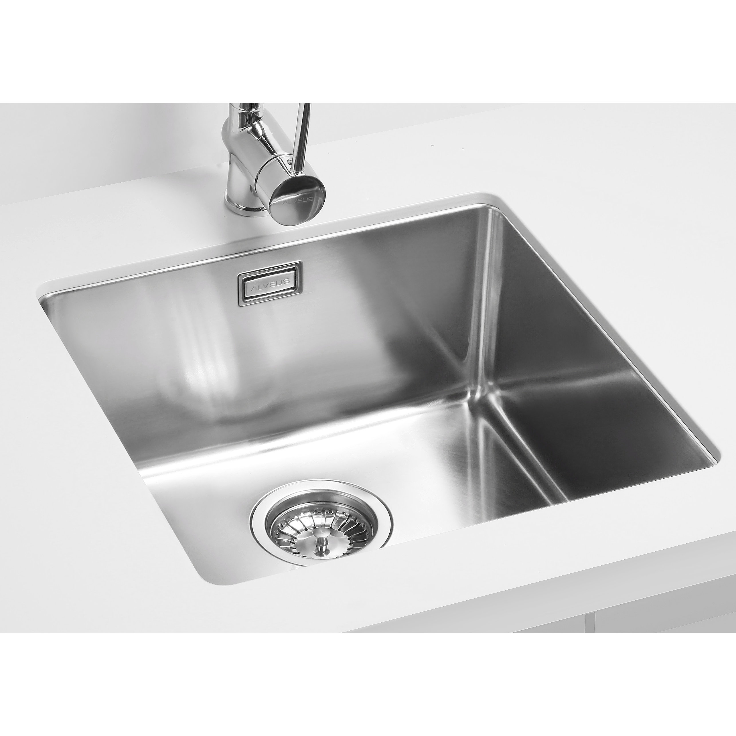Alveus Alveus Kombino 30 44 cm x 44 cm Kitchen Sink Wayfair.co.uk