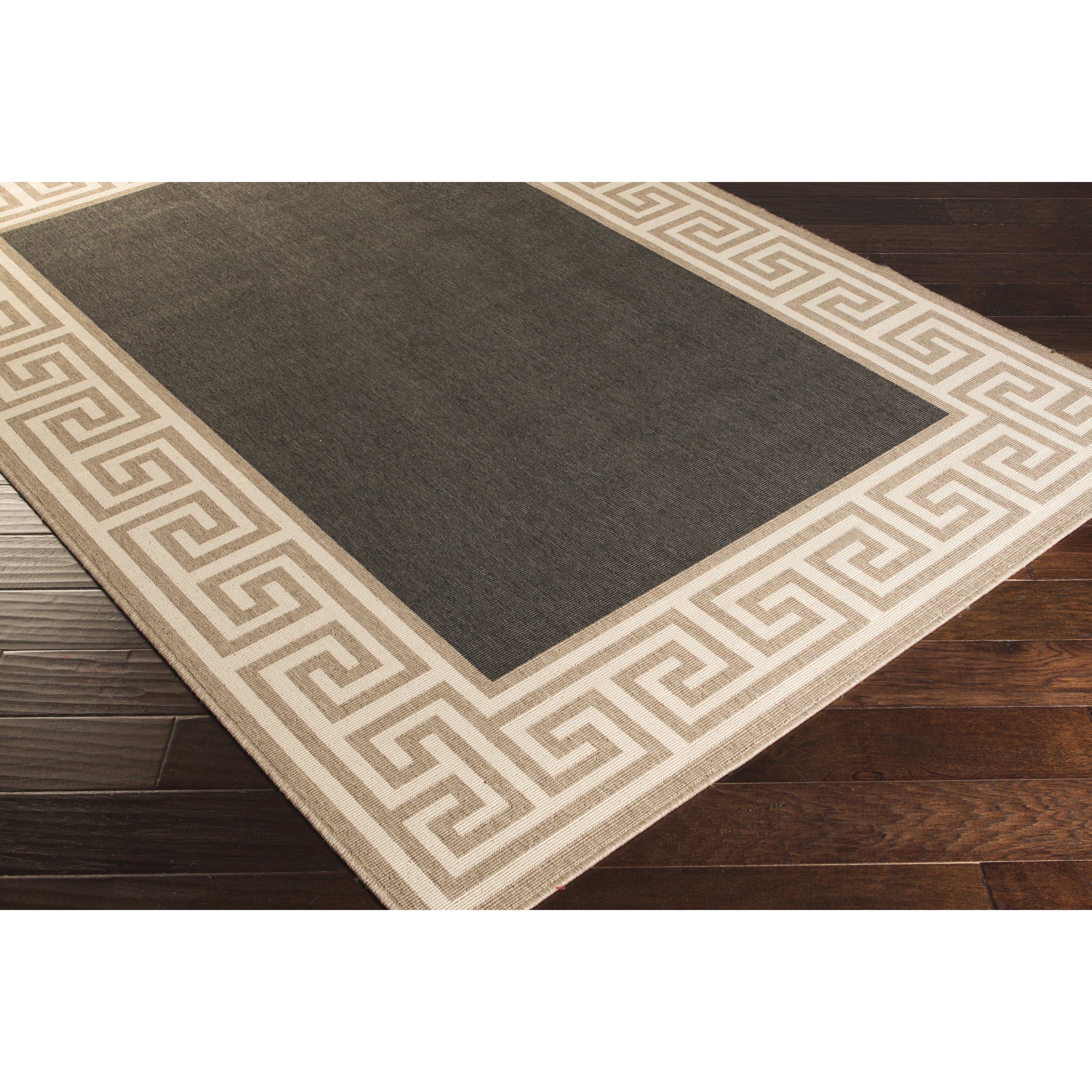 Charlton Home Pearce Black/Tan Indoor/Outdoor Area Rug & Reviews Wayfair.ca