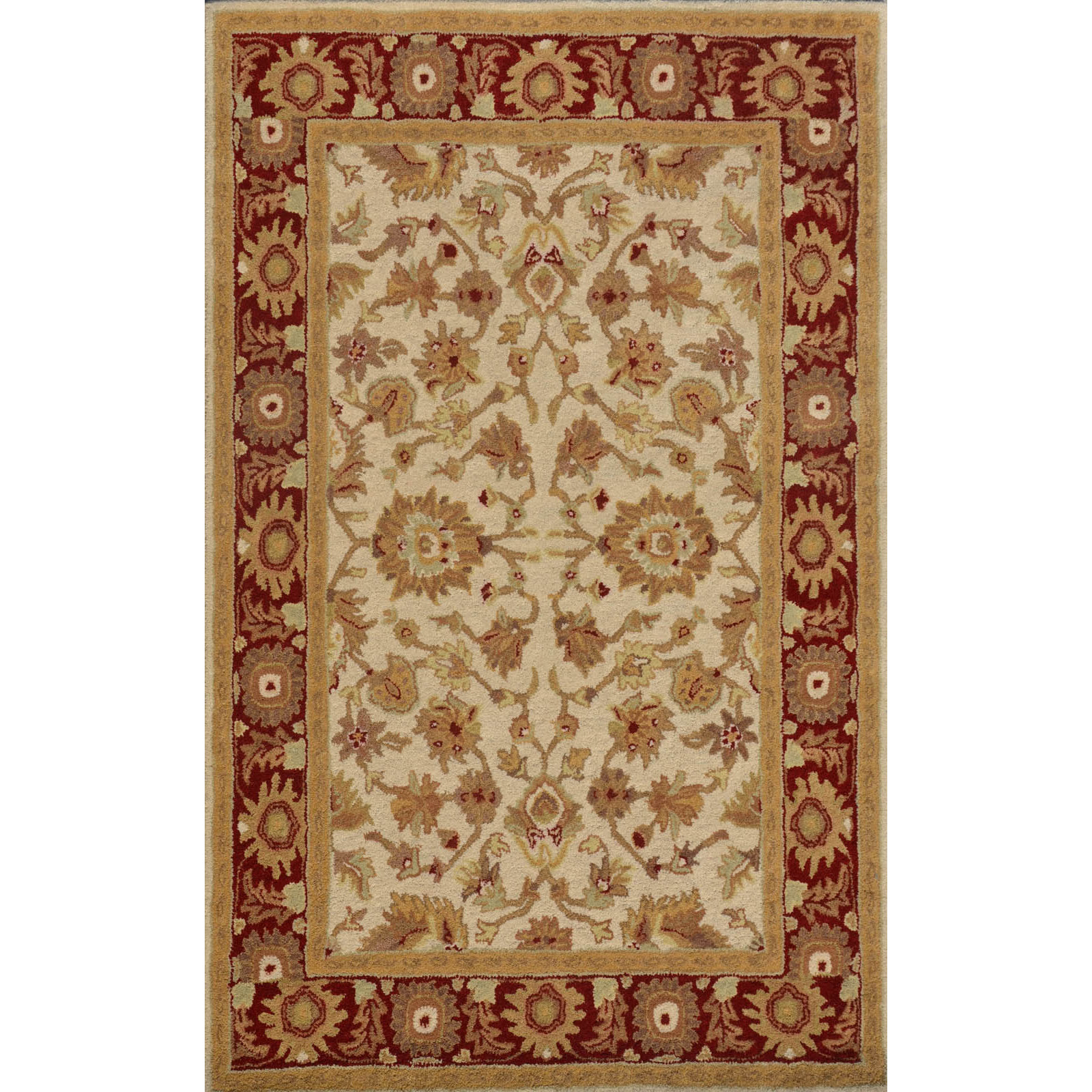 Dynamic Rugs Sapphire Ivory / Red Oriental Area Rug Wayfair