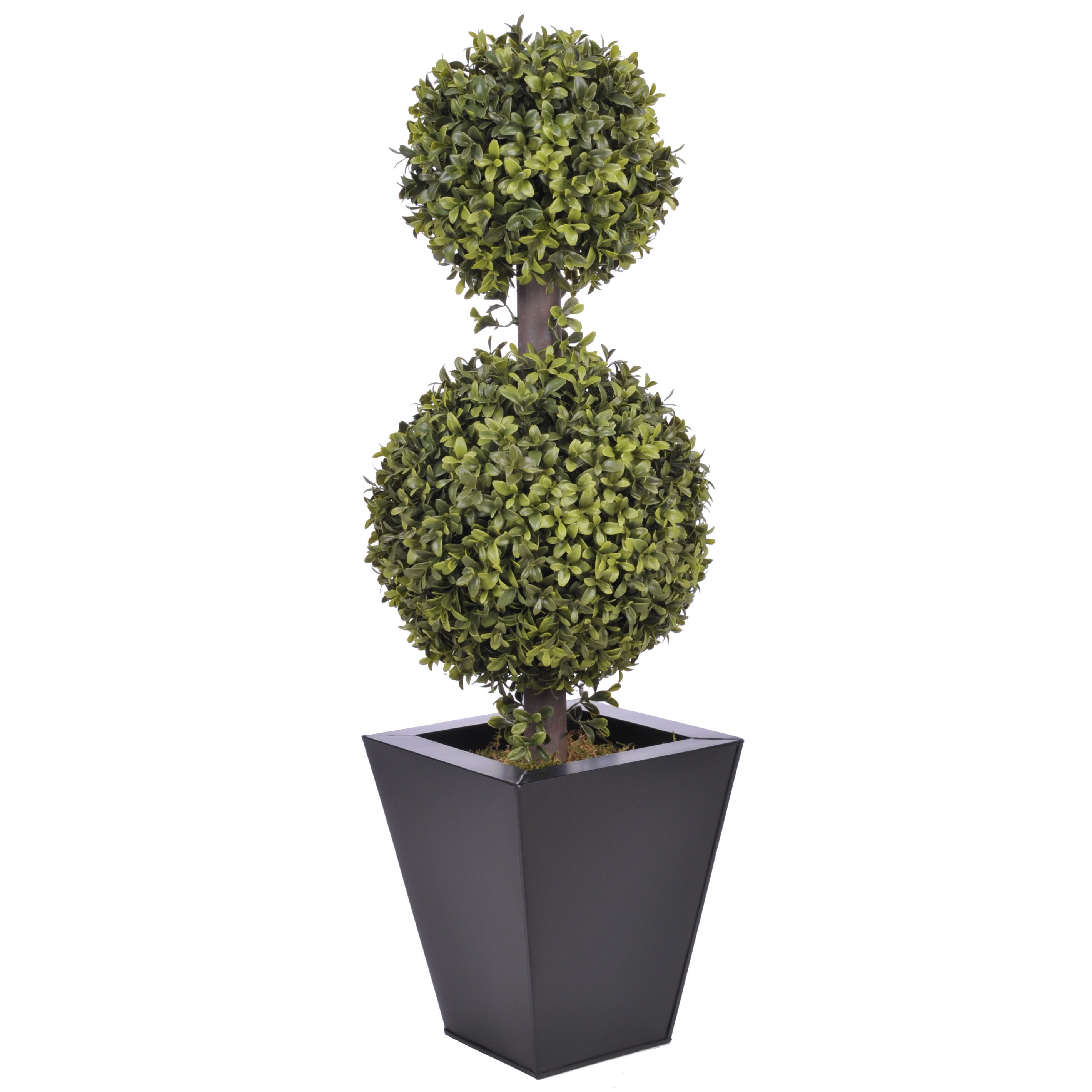 Mercury Row Artificial Double Ball Topiary in Pot & Reviews | Wayfair