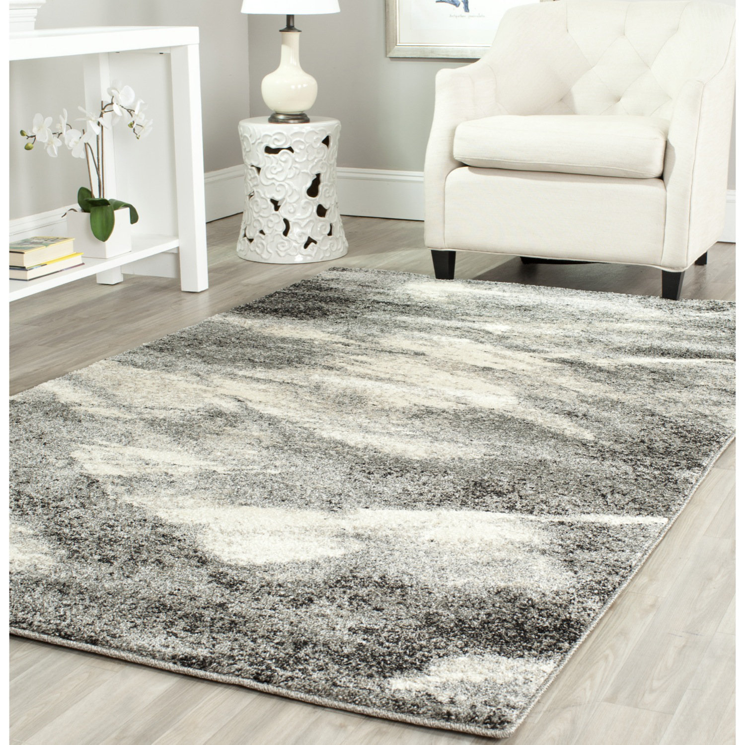 Vulpecula Gray And Ivory Area Rug And Reviews Allmodern 5461