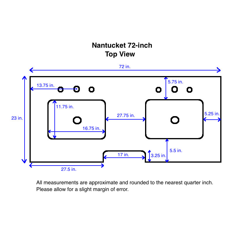 KBC Nantucket 72" Double Bathroom Vanity Set & Reviews Wayfair