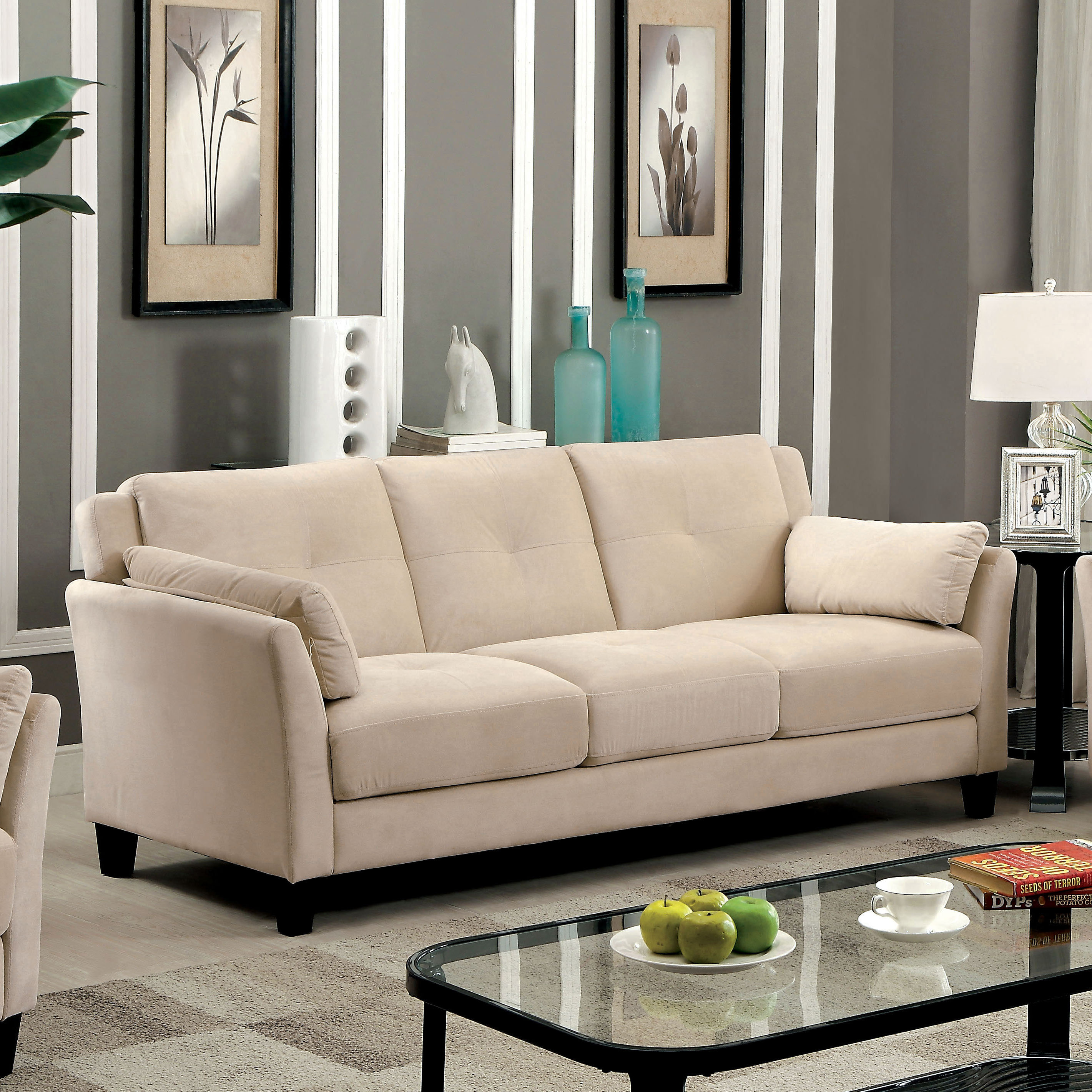 Red Barrel Studio Chandeleur Contemporary Tufted Sofa & Reviews Wayfair