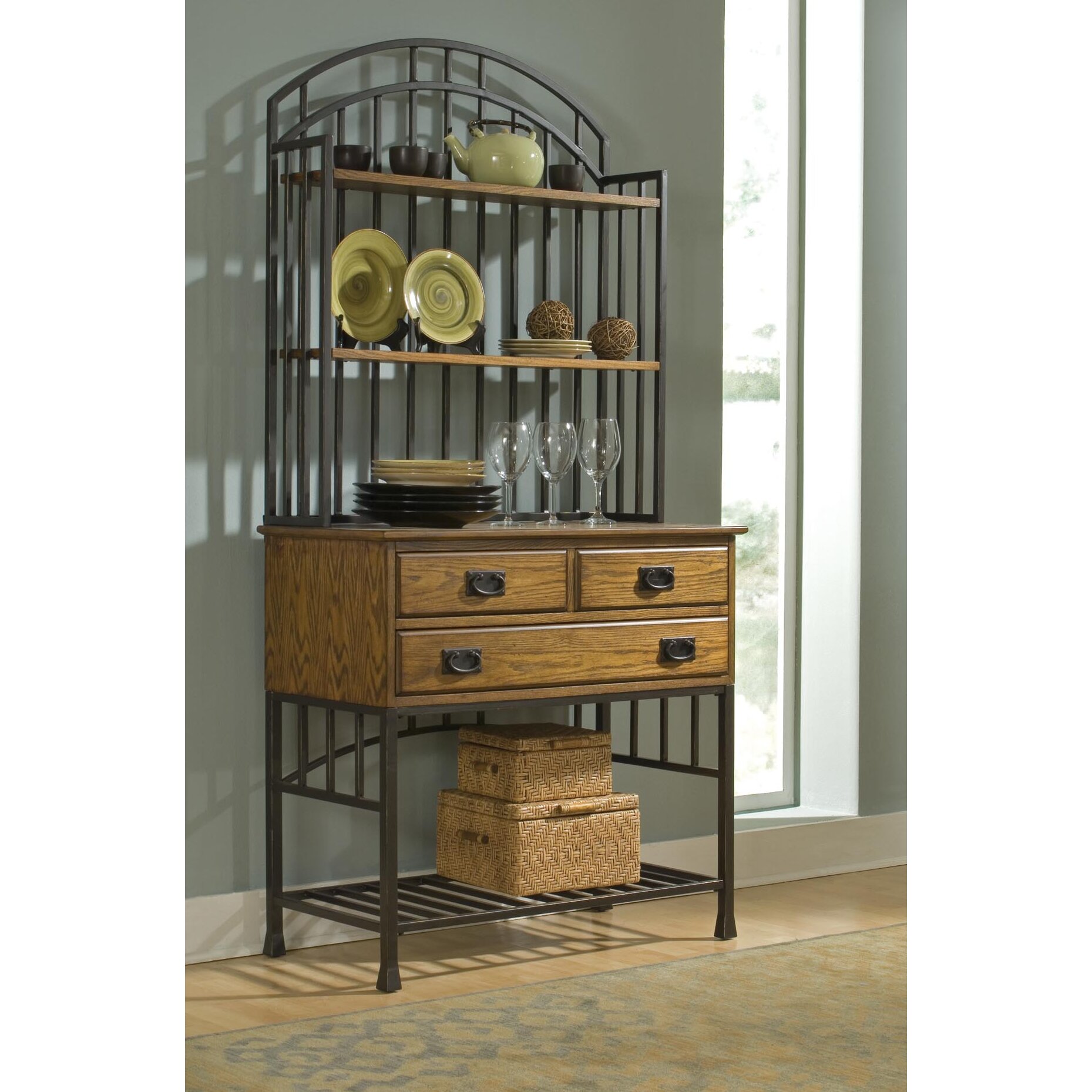 Red Barrel Studio Tramel Storage Baker's Rack & Reviews | Wayfair - Red Barrel Studio® Tramel Storage Baker's Rack