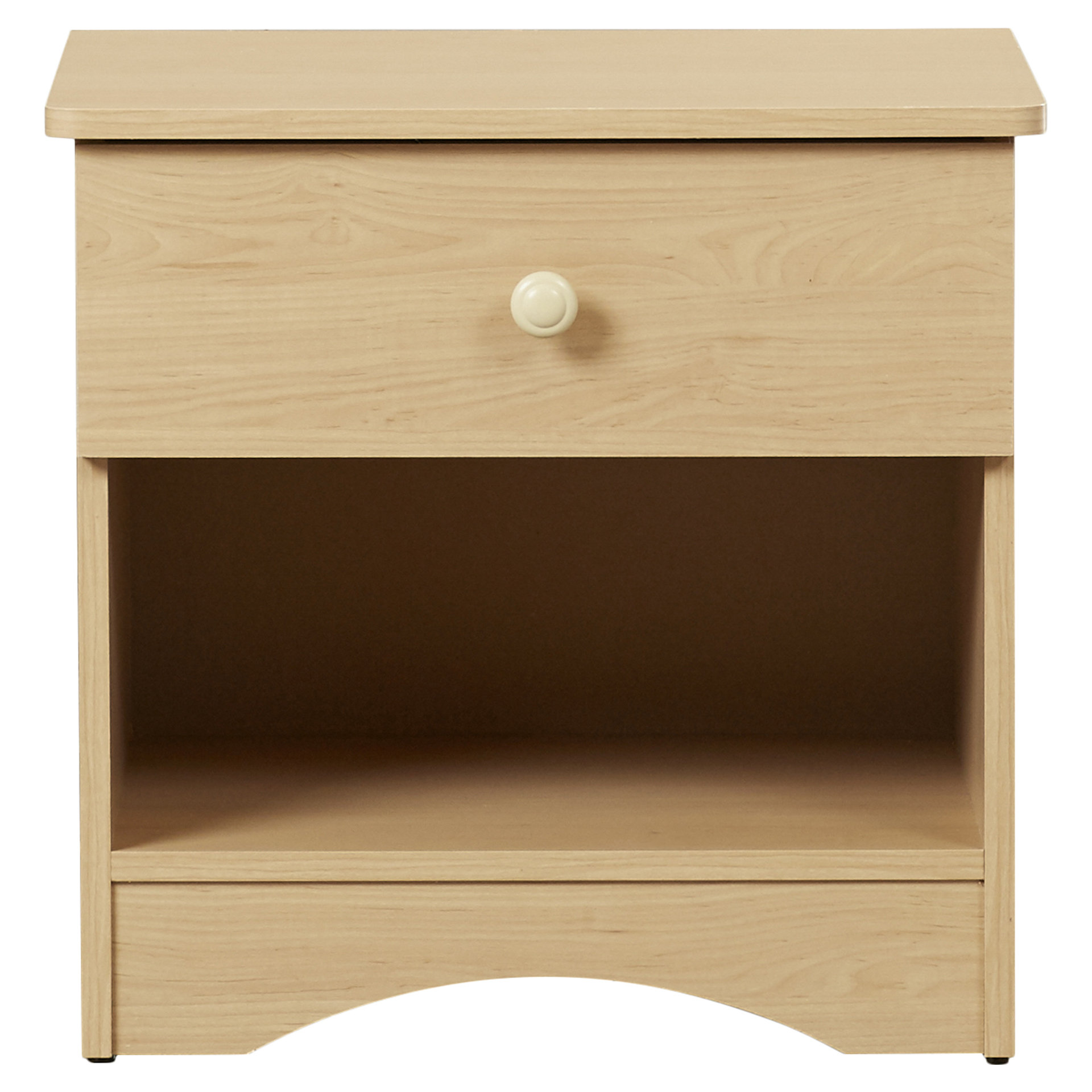 Red Barrel Studio Brook Hollow 1 Drawer Nightstand & Reviews Wayfair